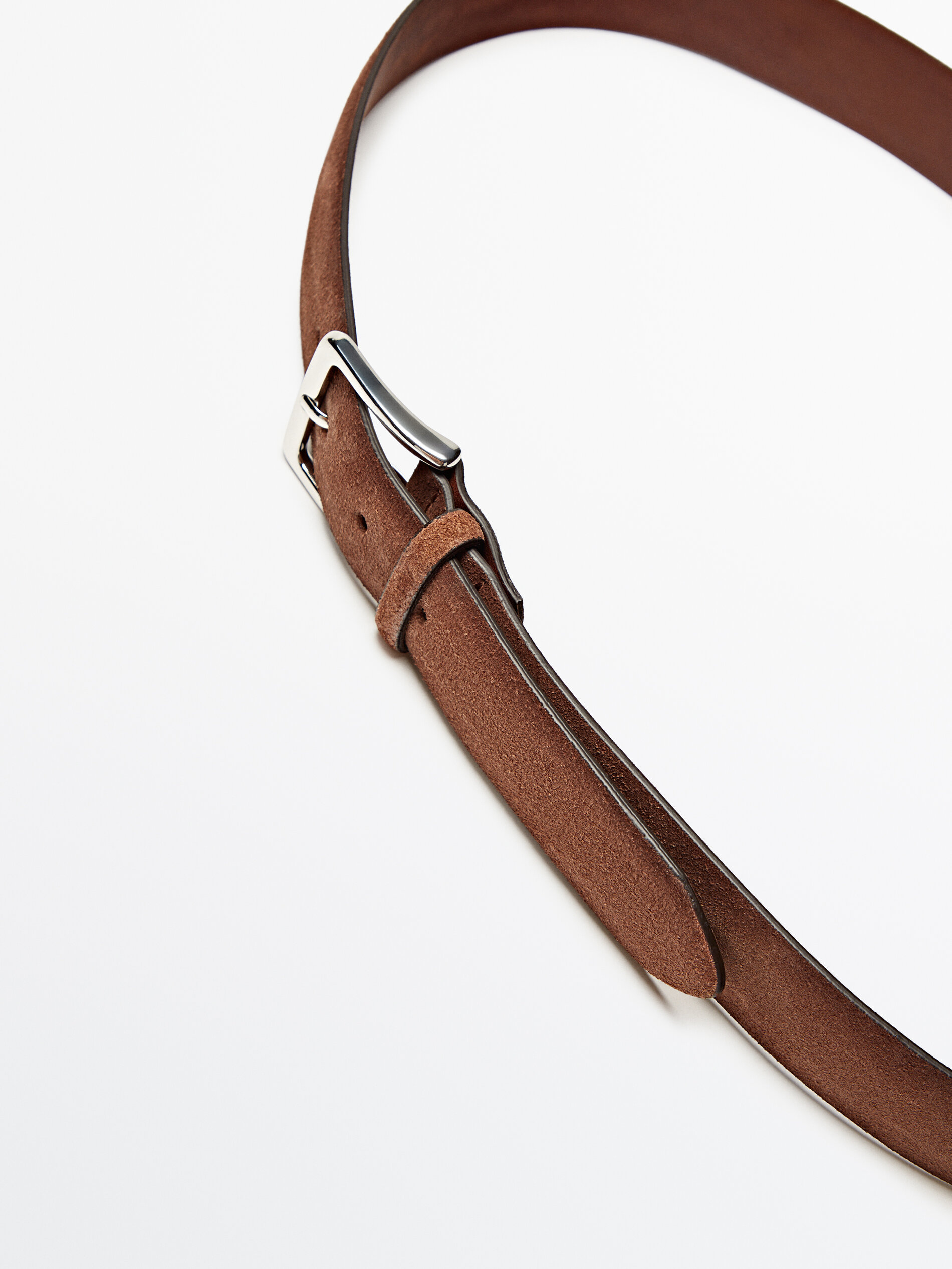 Cinturón serraje - TOSTADO