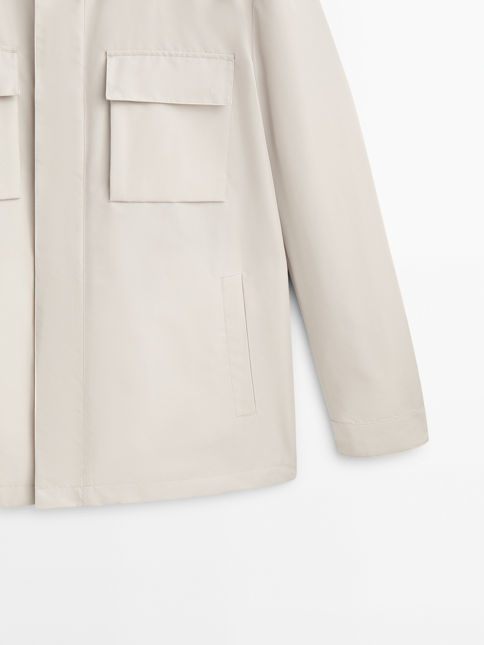 Sobrecamisa técnica bolsillos -Studio - CRUDO