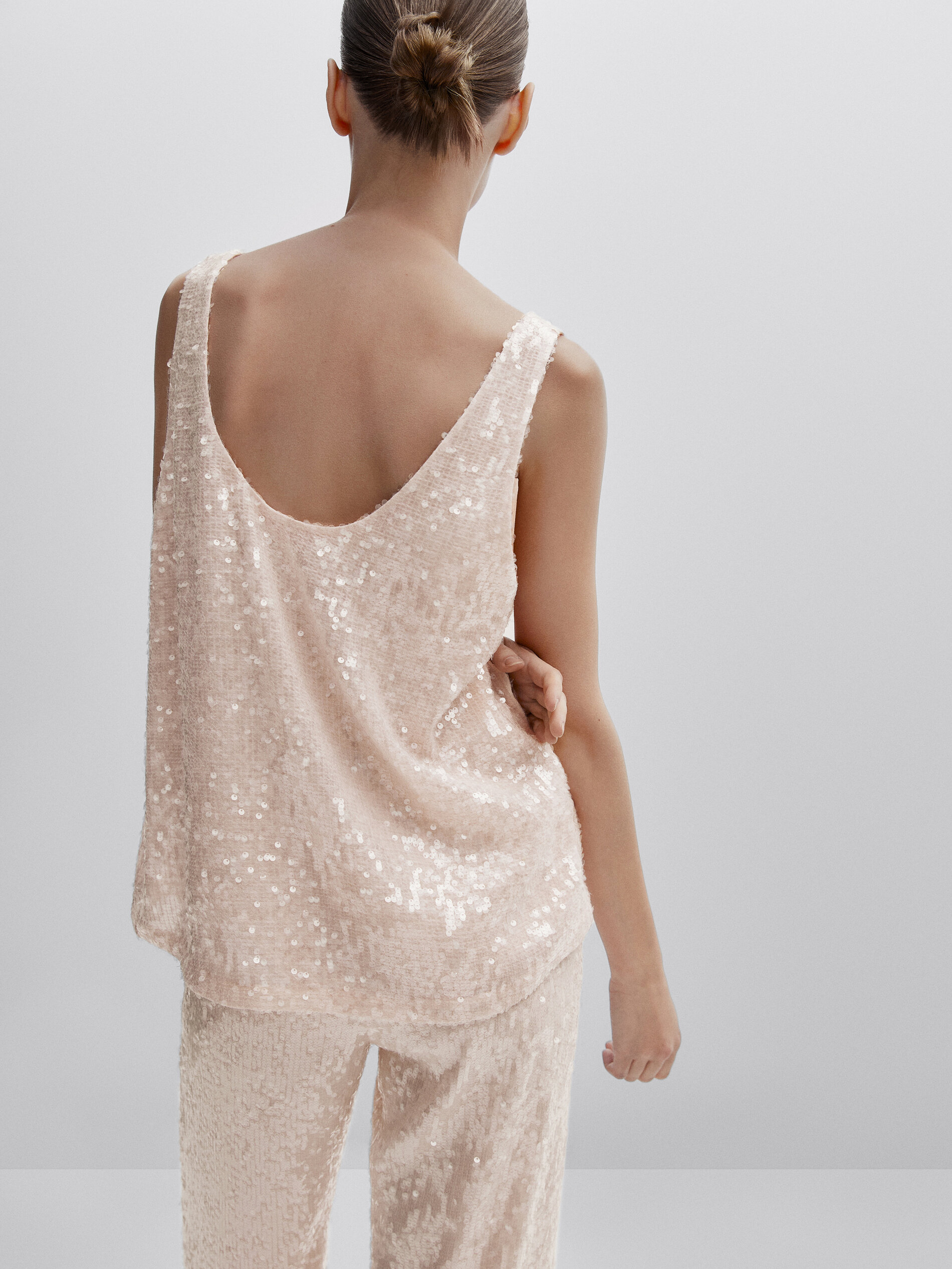 Top lentejuelas -Studio - ROSA