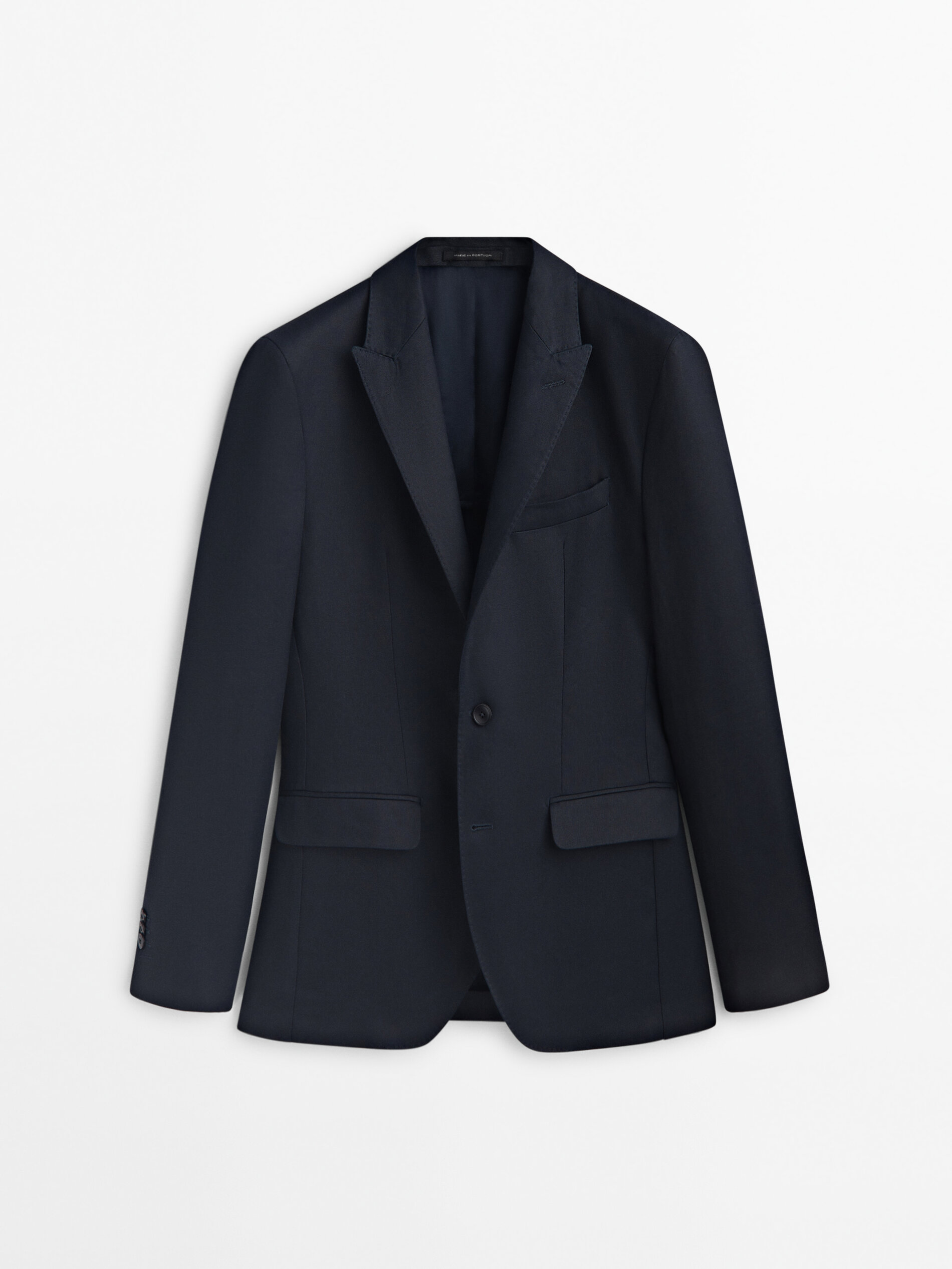 Americana traje azul marino 100% lino - AZUL MARINO