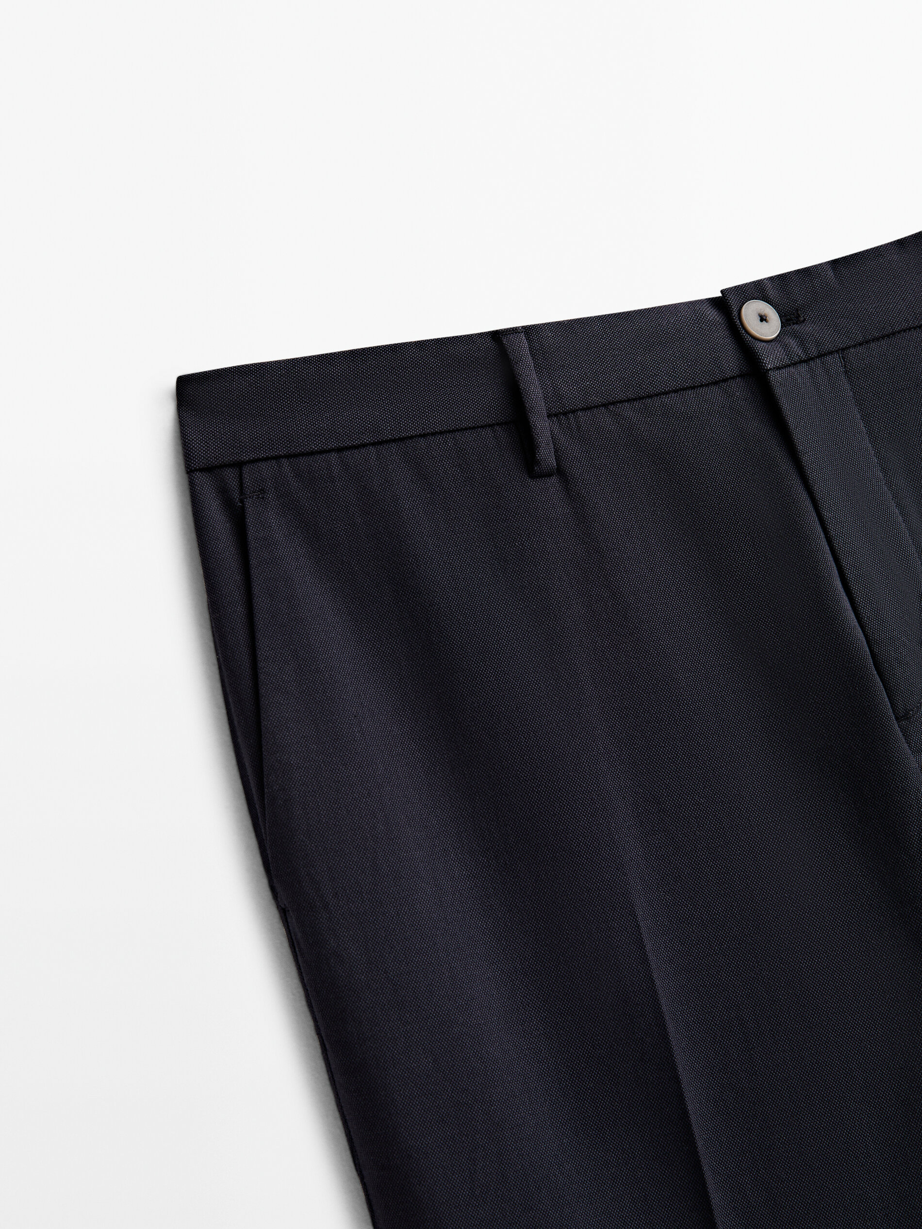 Pantalón chino tinte hilo ice cotton slim fit - AZUL MARINO