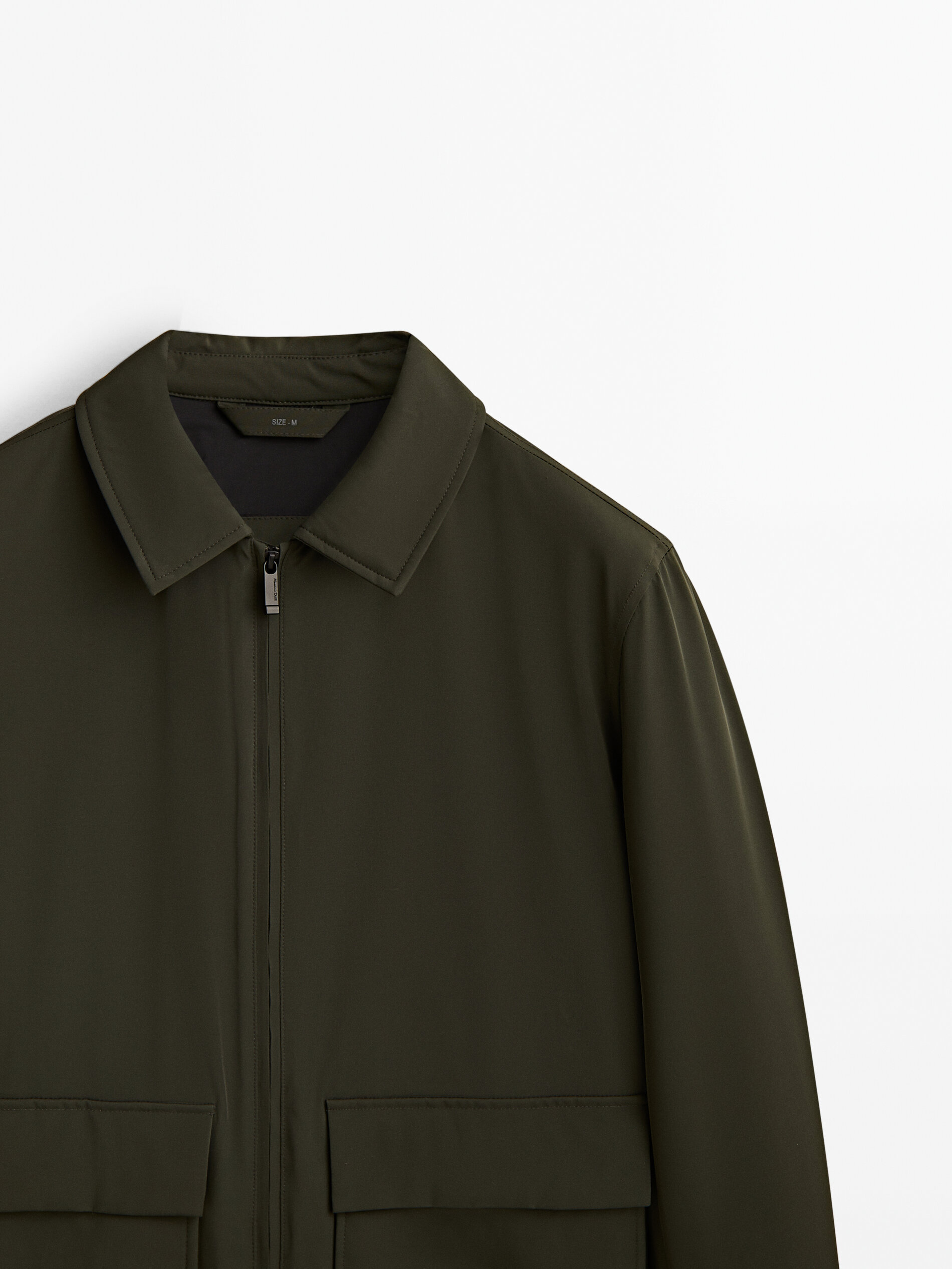 Chaqueta bomber bi-stretch - KAKI