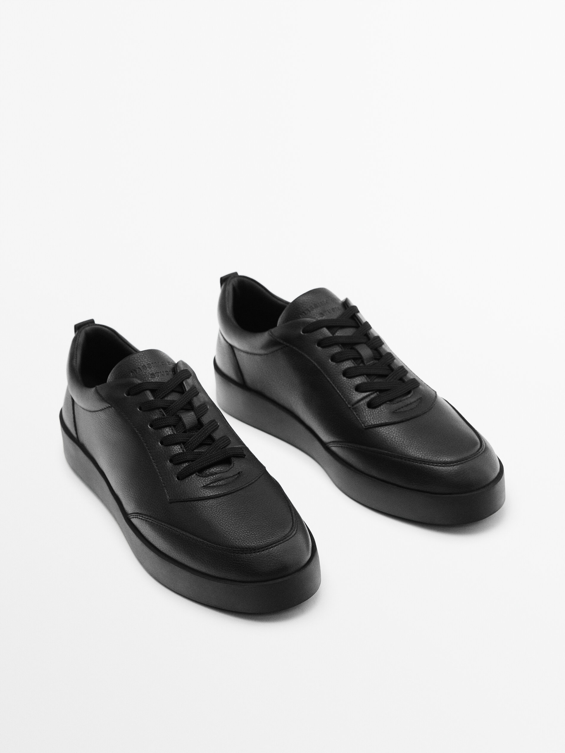 Deportivo piel napa - Studio - NEGRO