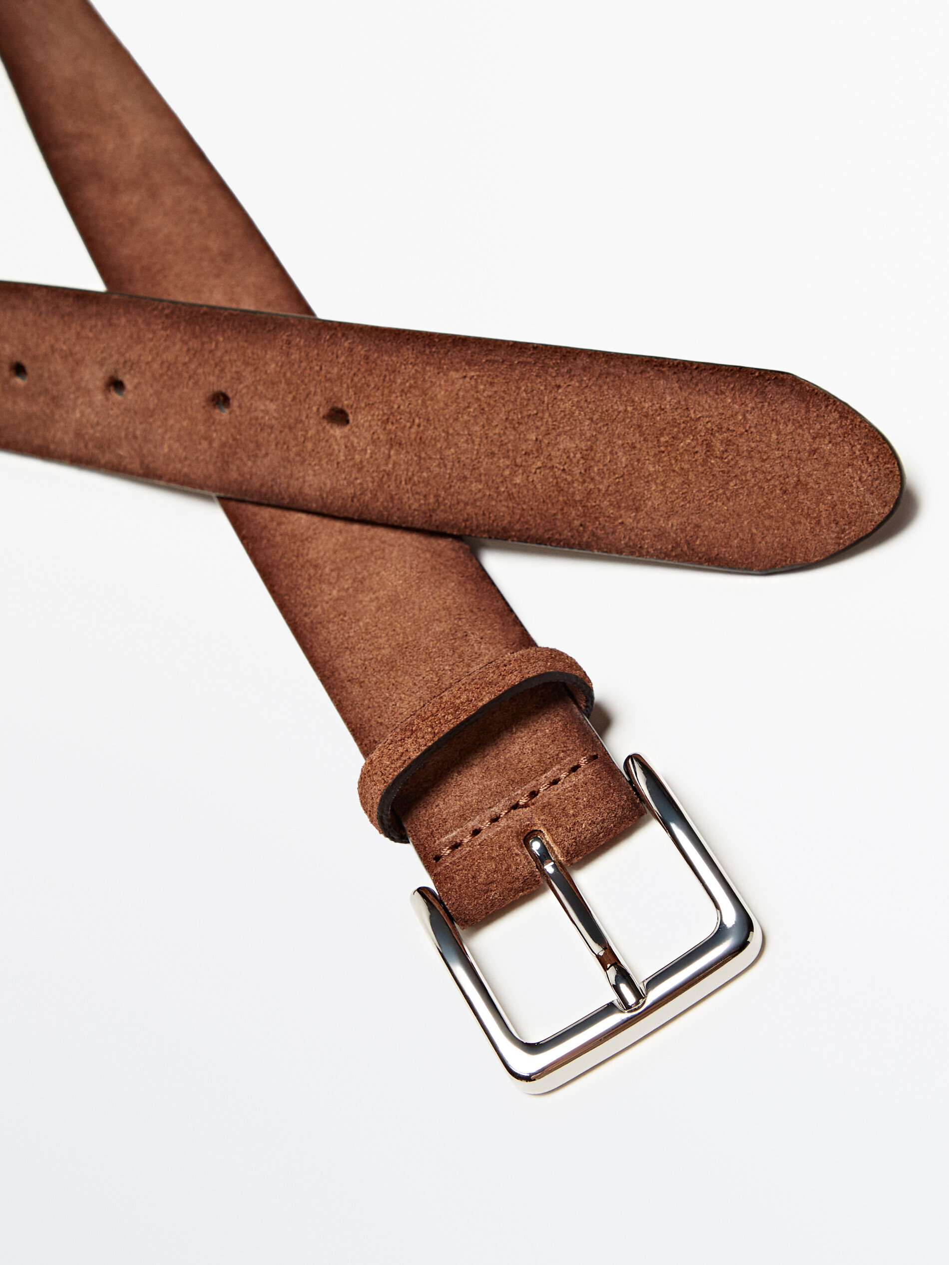 Cinturón serraje - TOSTADO