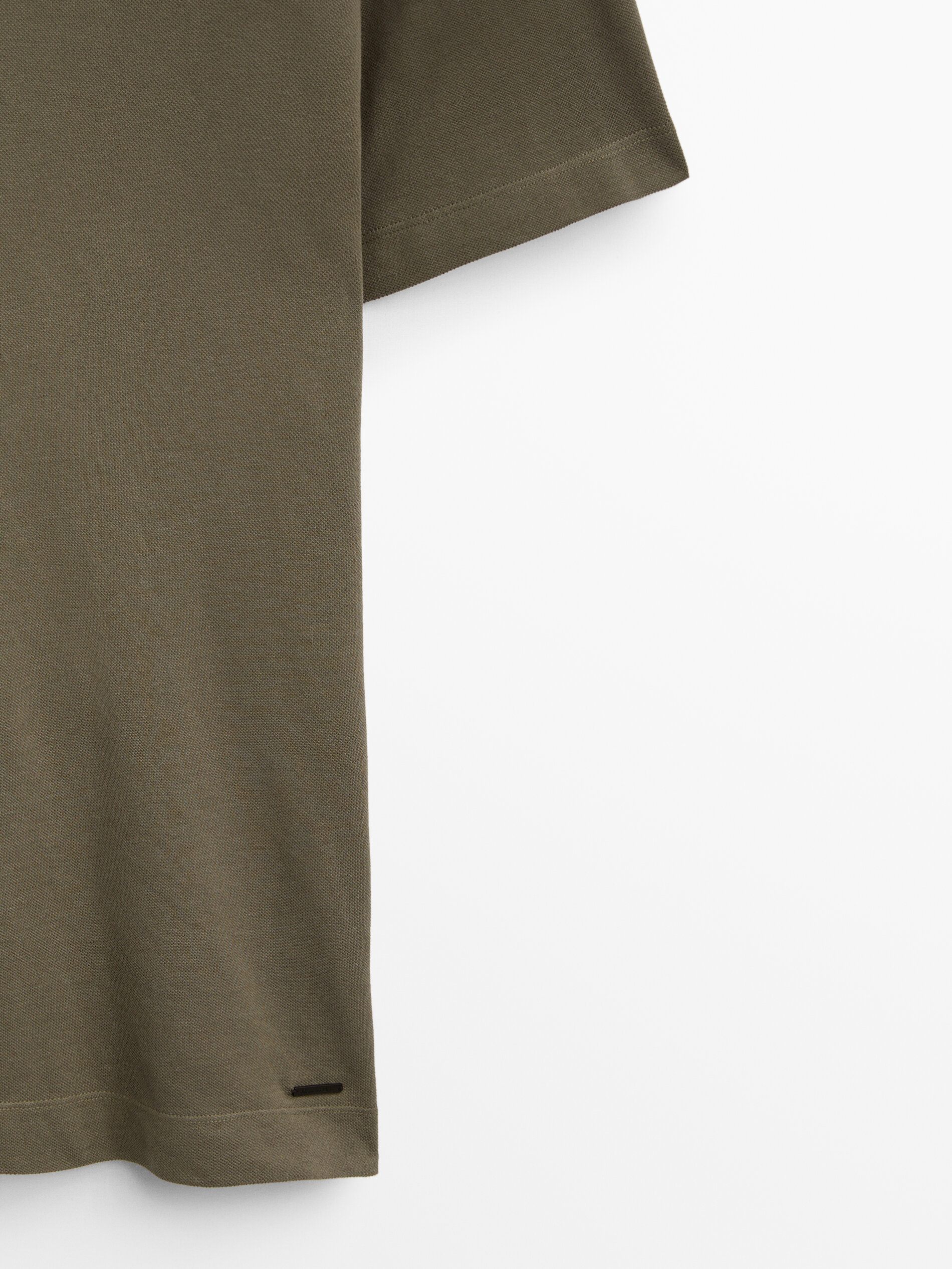 Polo mezcla algodón lino Limited edition - OLIVA