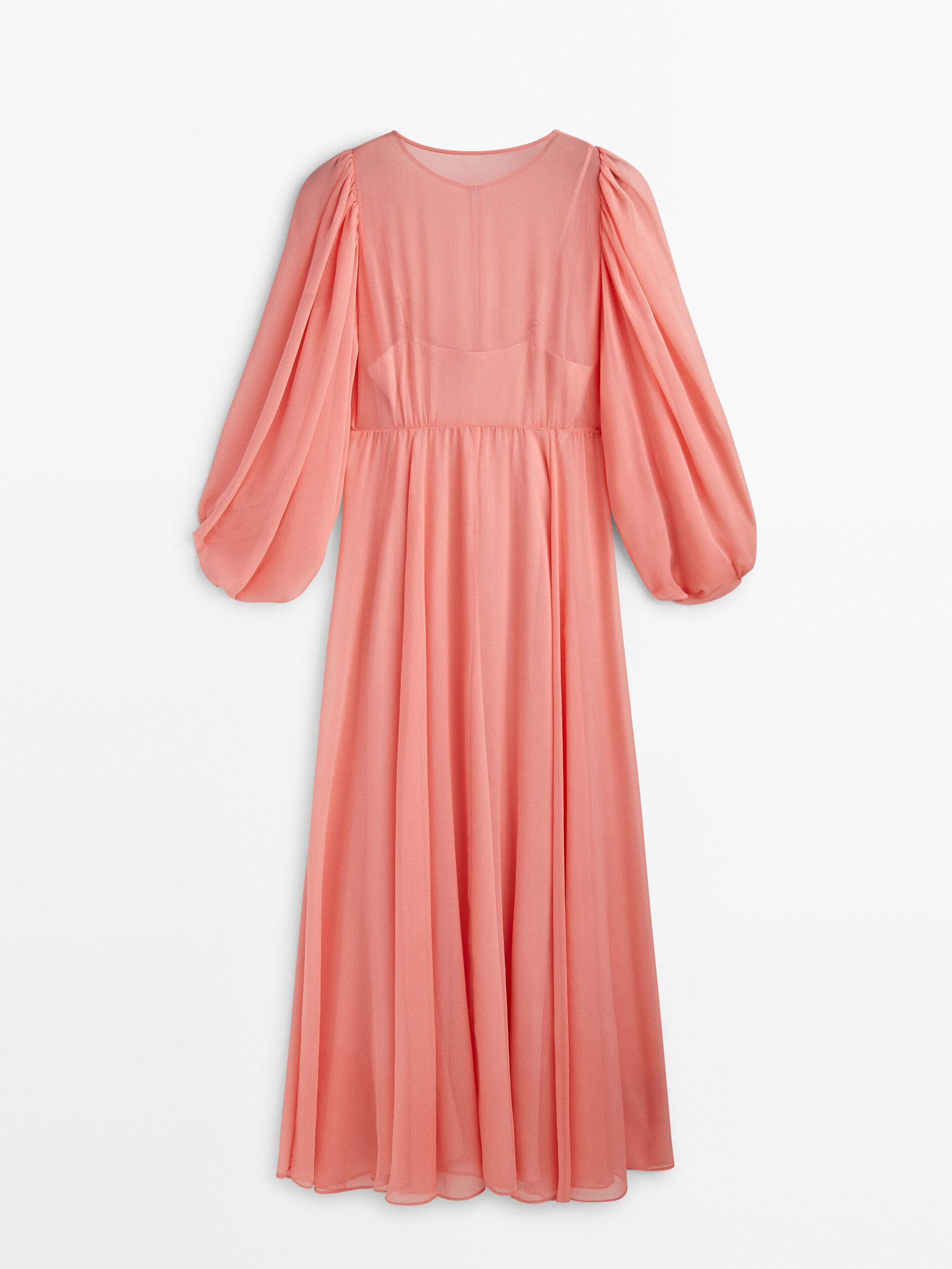 Vestido largo romántico -Studio - ROSA