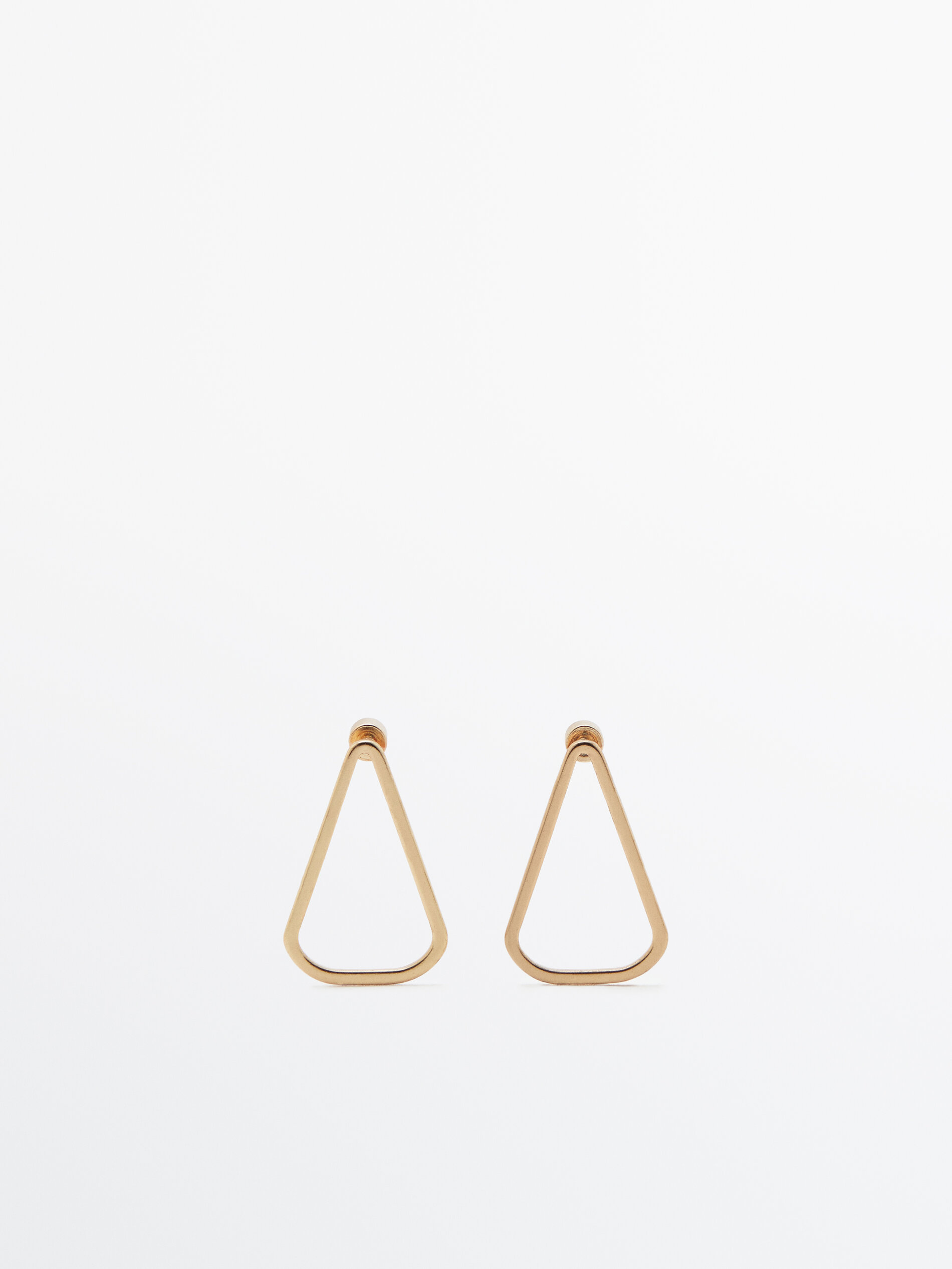 Pendientes triangulo - ORO