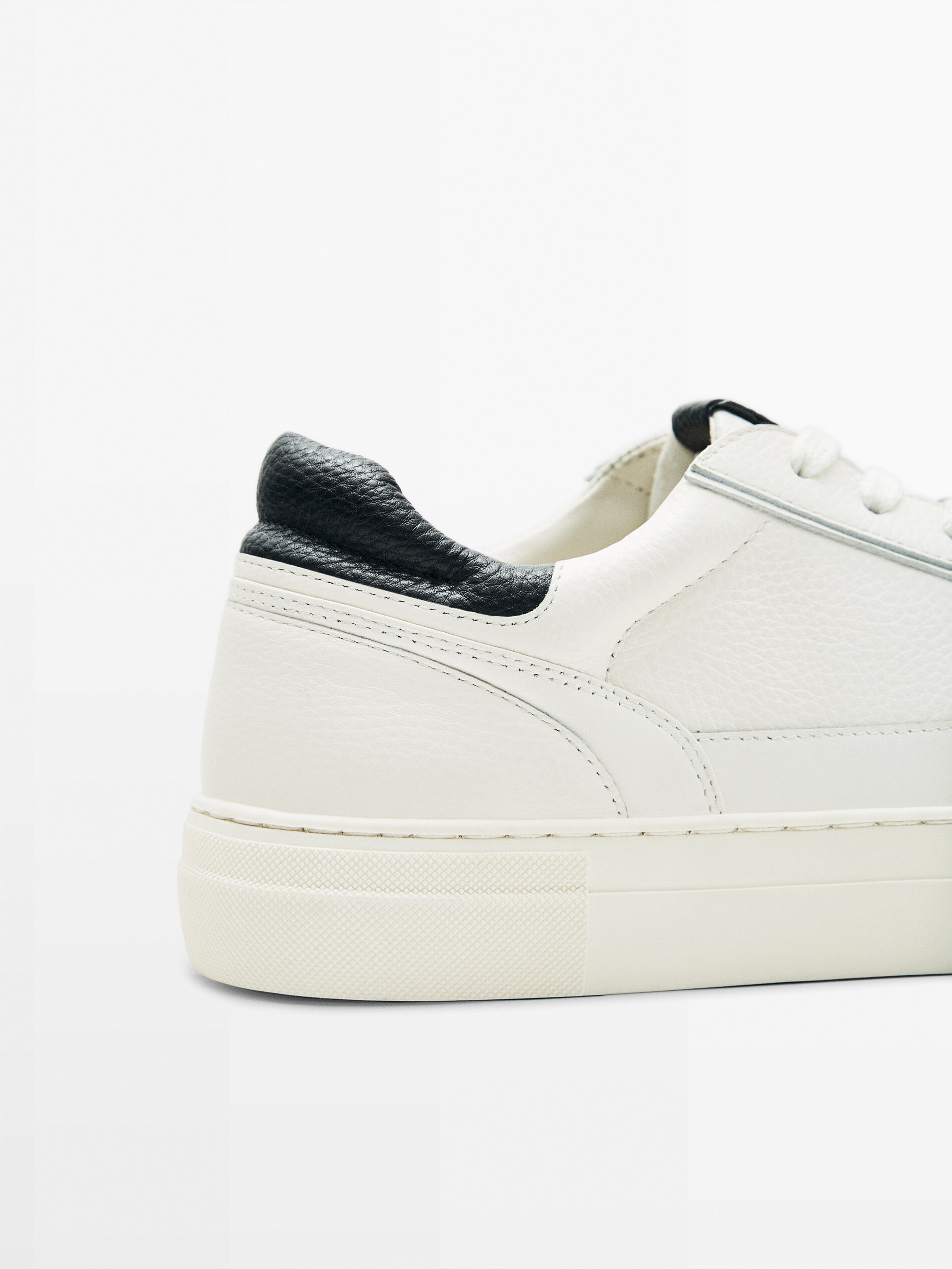 Deportivo piel napa - BLANCO