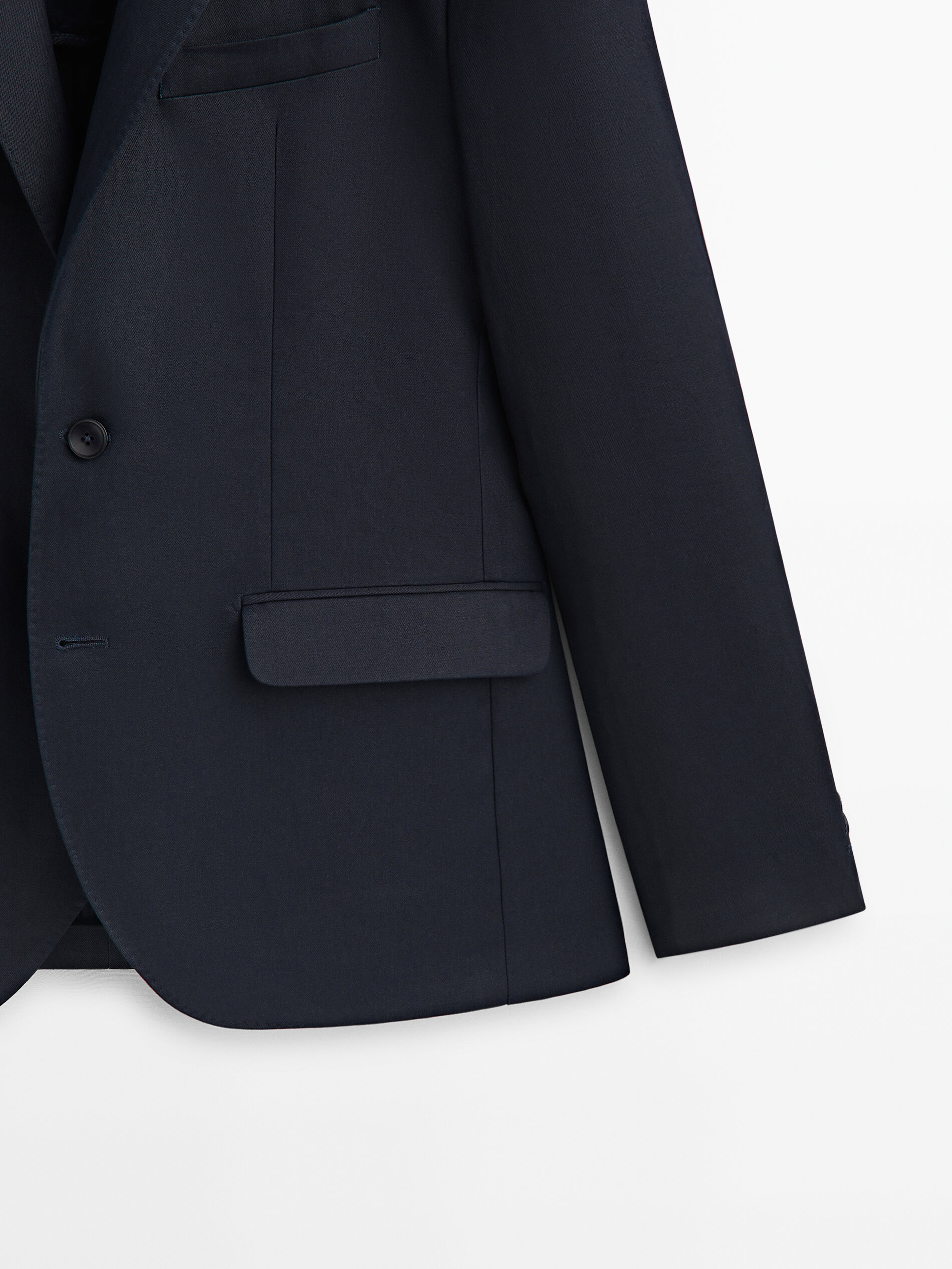 Americana traje azul marino 100% lino - AZUL MARINO