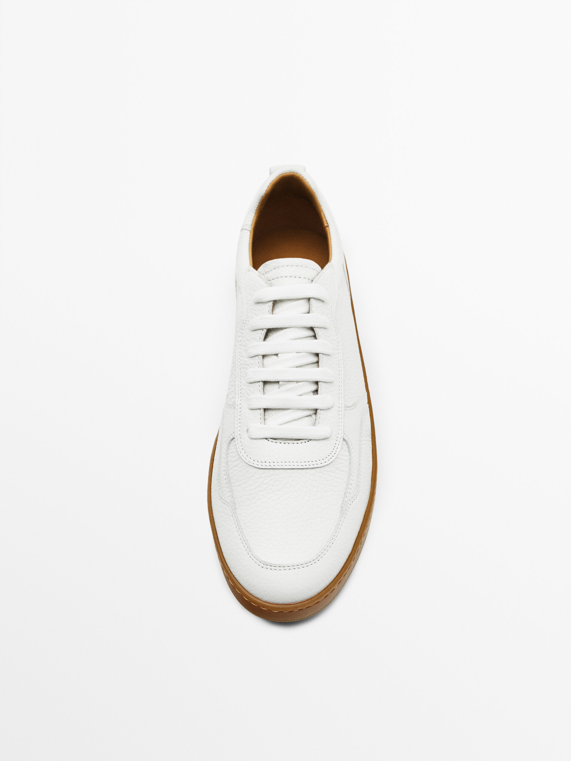 Deportivo piel napa - BLANCO