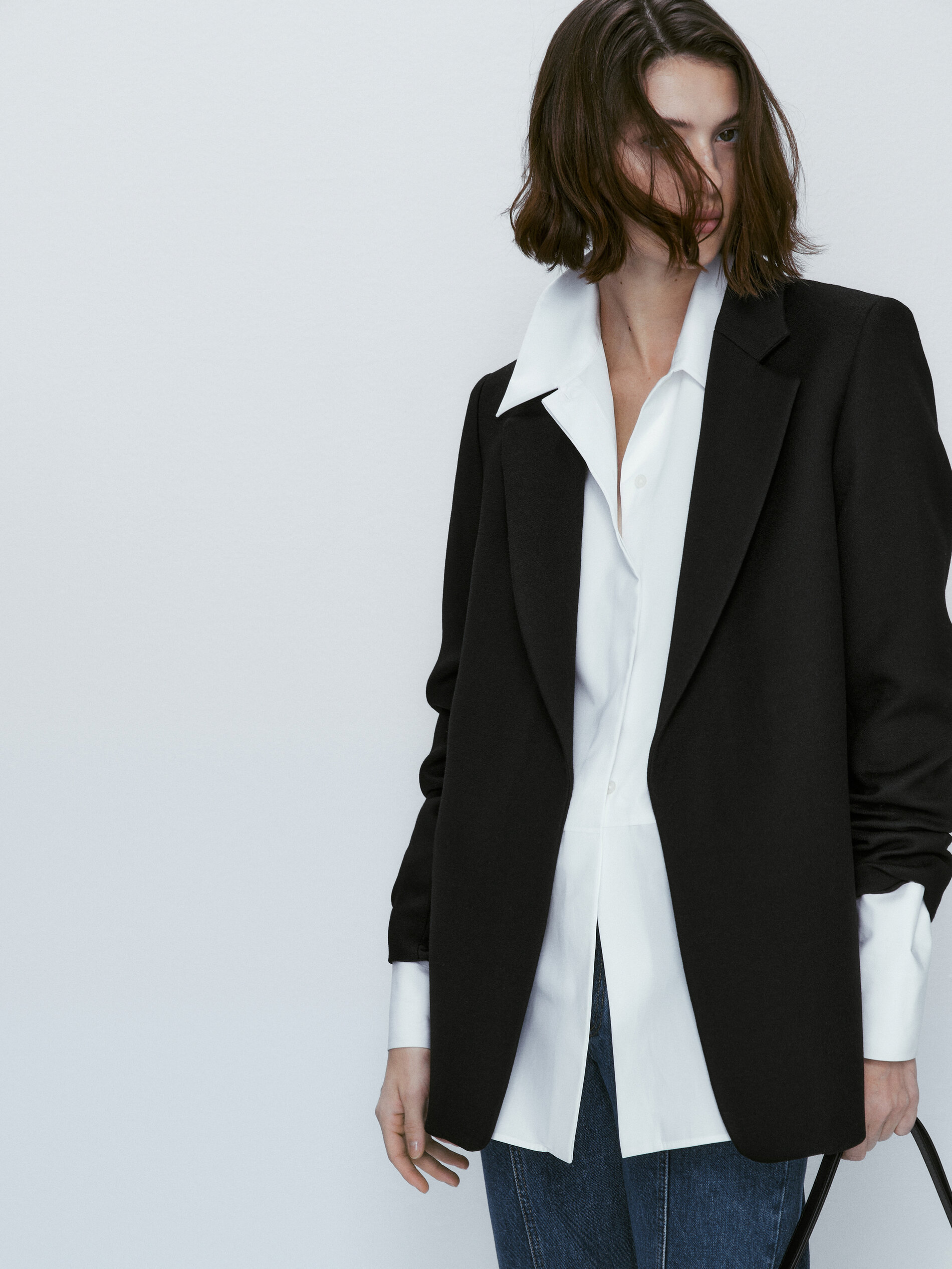 Americana abierta microestructura - NEGRO