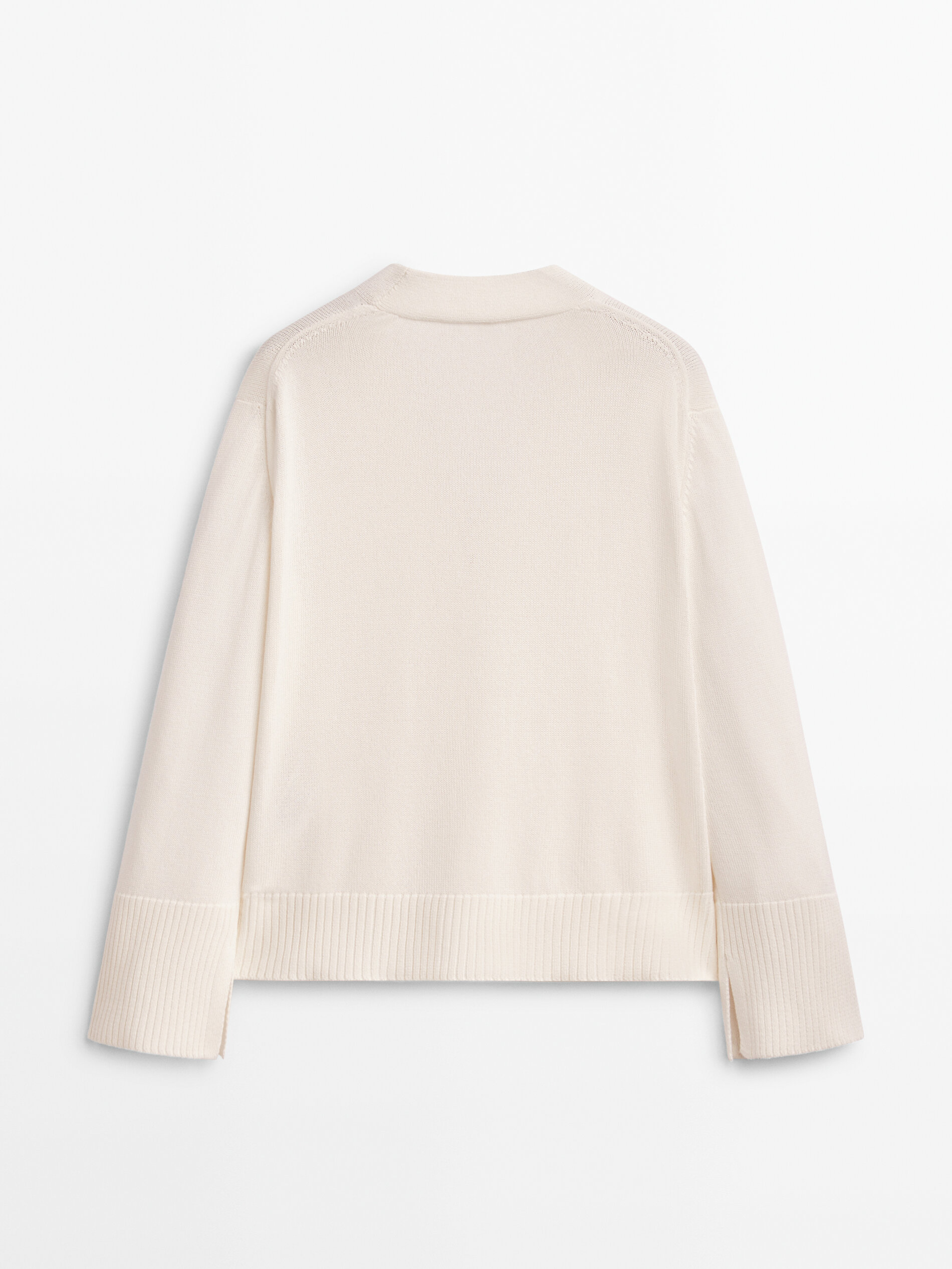 Cárdigan de punto botones - CRUDO