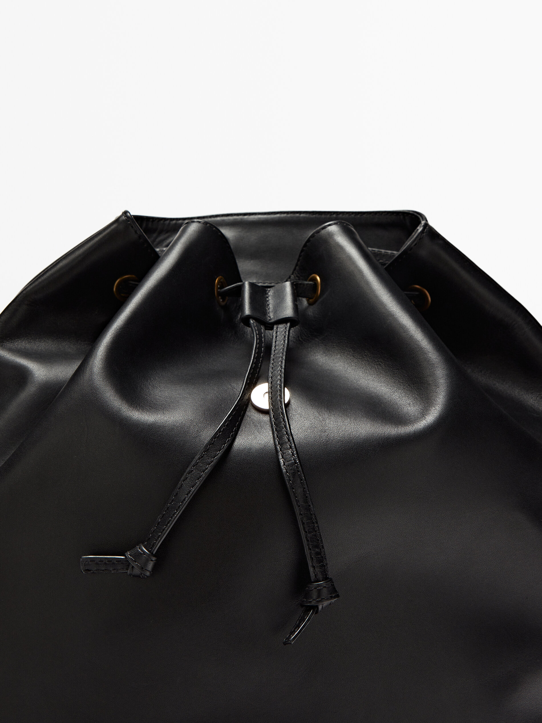 Mochila negra piel Limited Edition - NEGRO