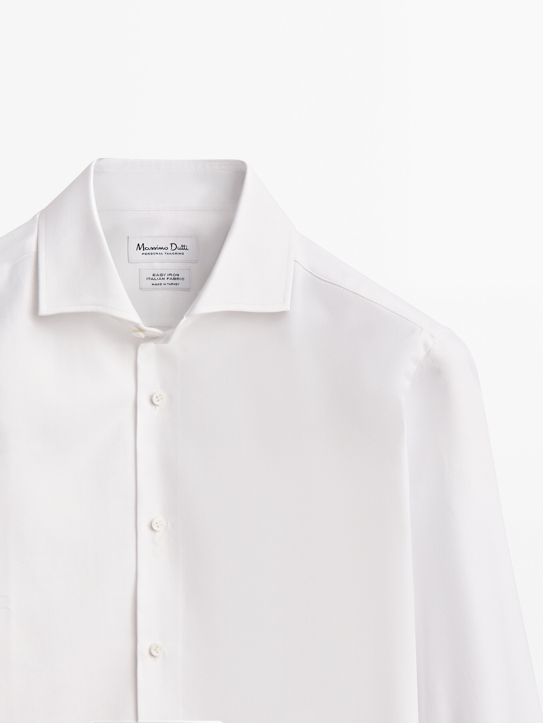 Camisa estructura easy iron slim fit - BLANCO
