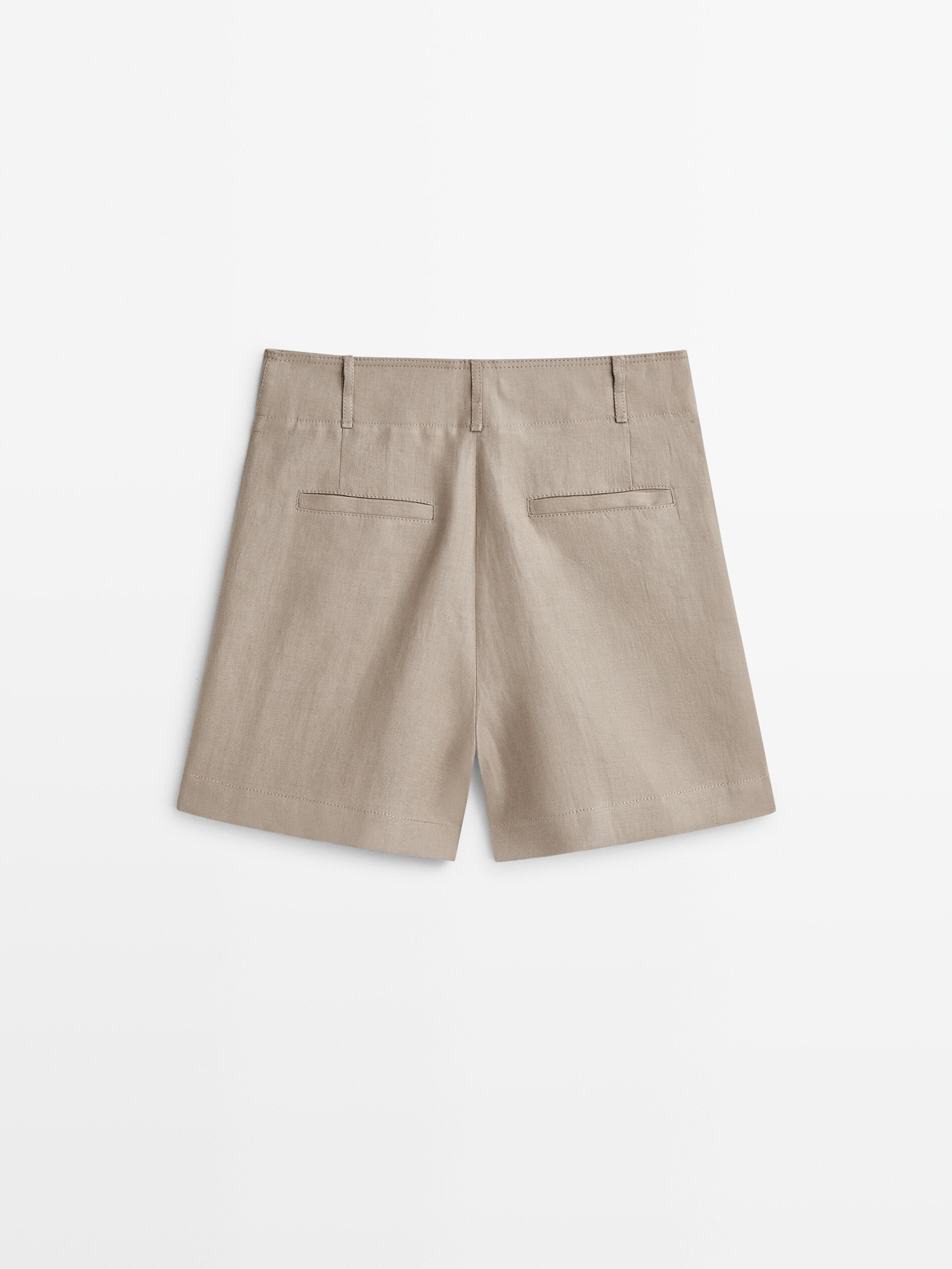 Bermuda lino detalle nervio - VISÓN