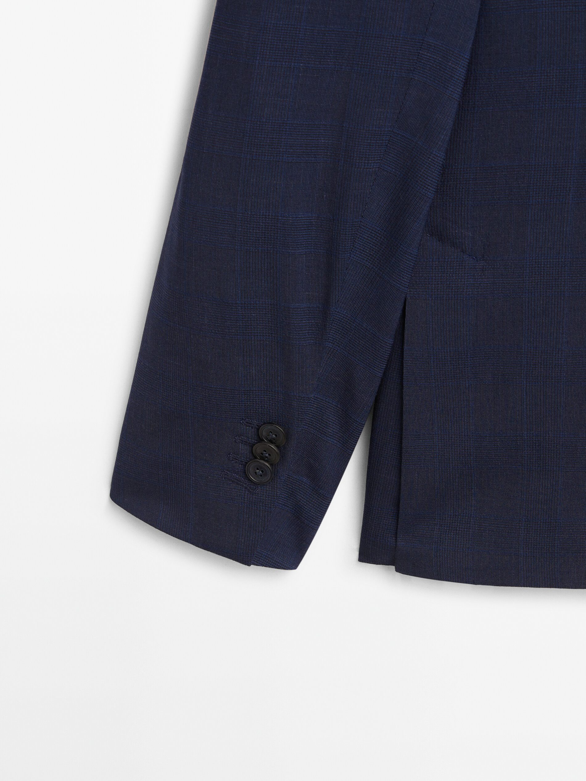 Americana traje cruzada half canvas cuadros - AÑIL