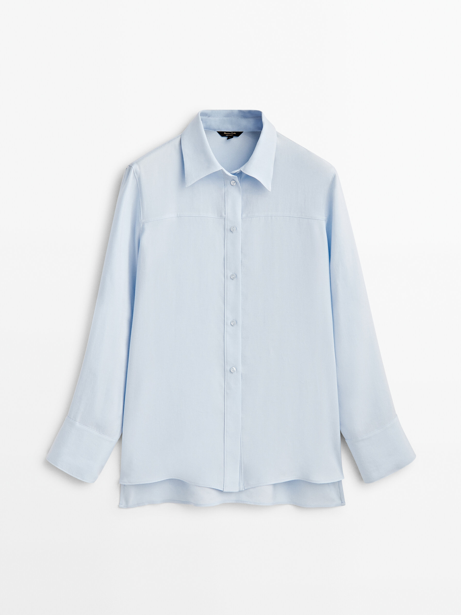 Camisa fluida - CELESTE