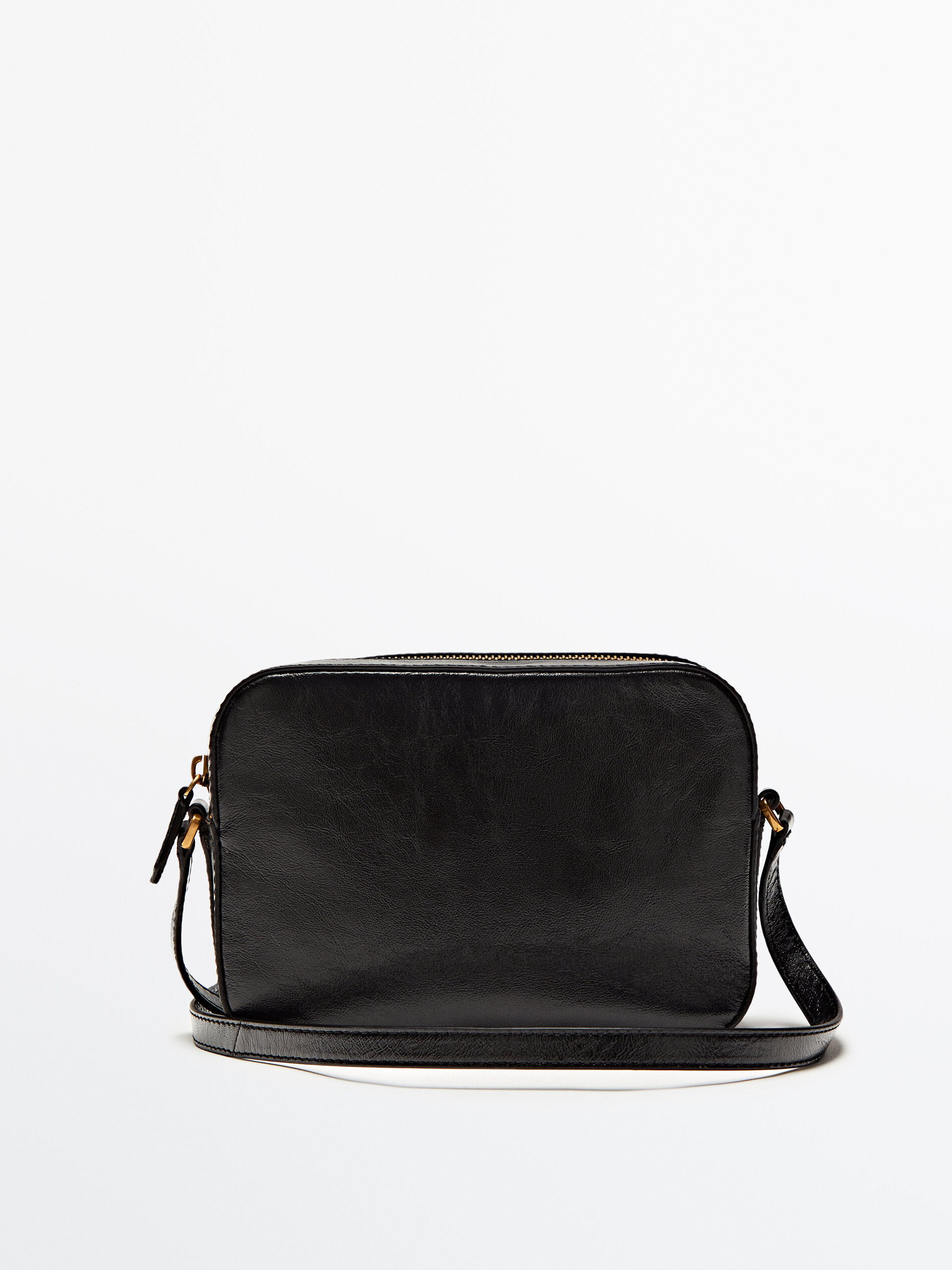 Bolso cámara piel - NEGRO