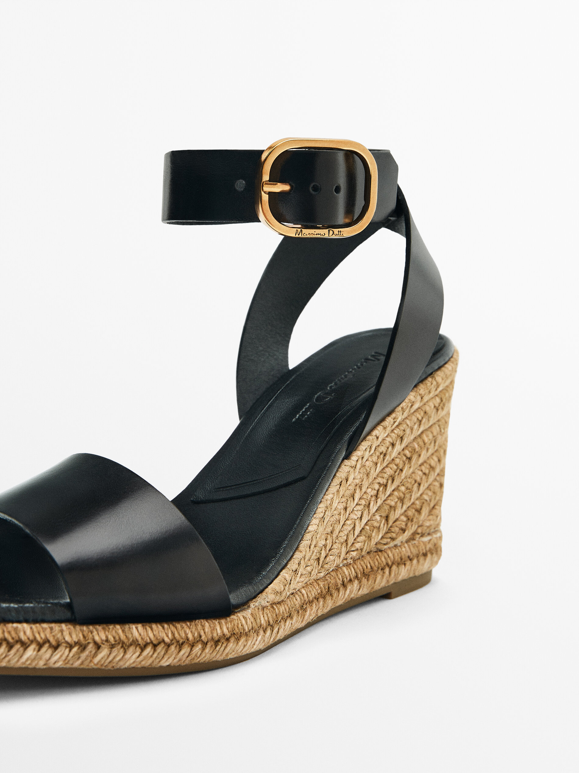 CUÑA YUTE PULSERA CON HEBILLA - NEGRO