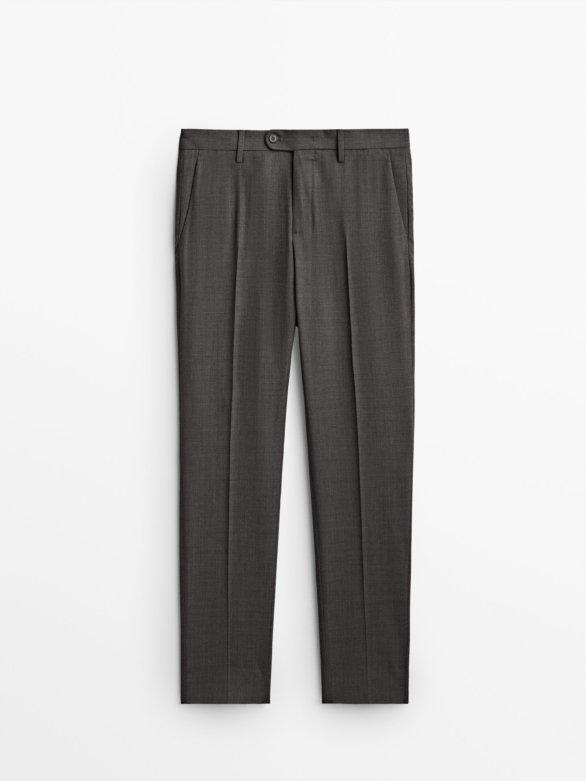 Pantalón traje gris lana bi-stretch - GRIS VIGORÉ