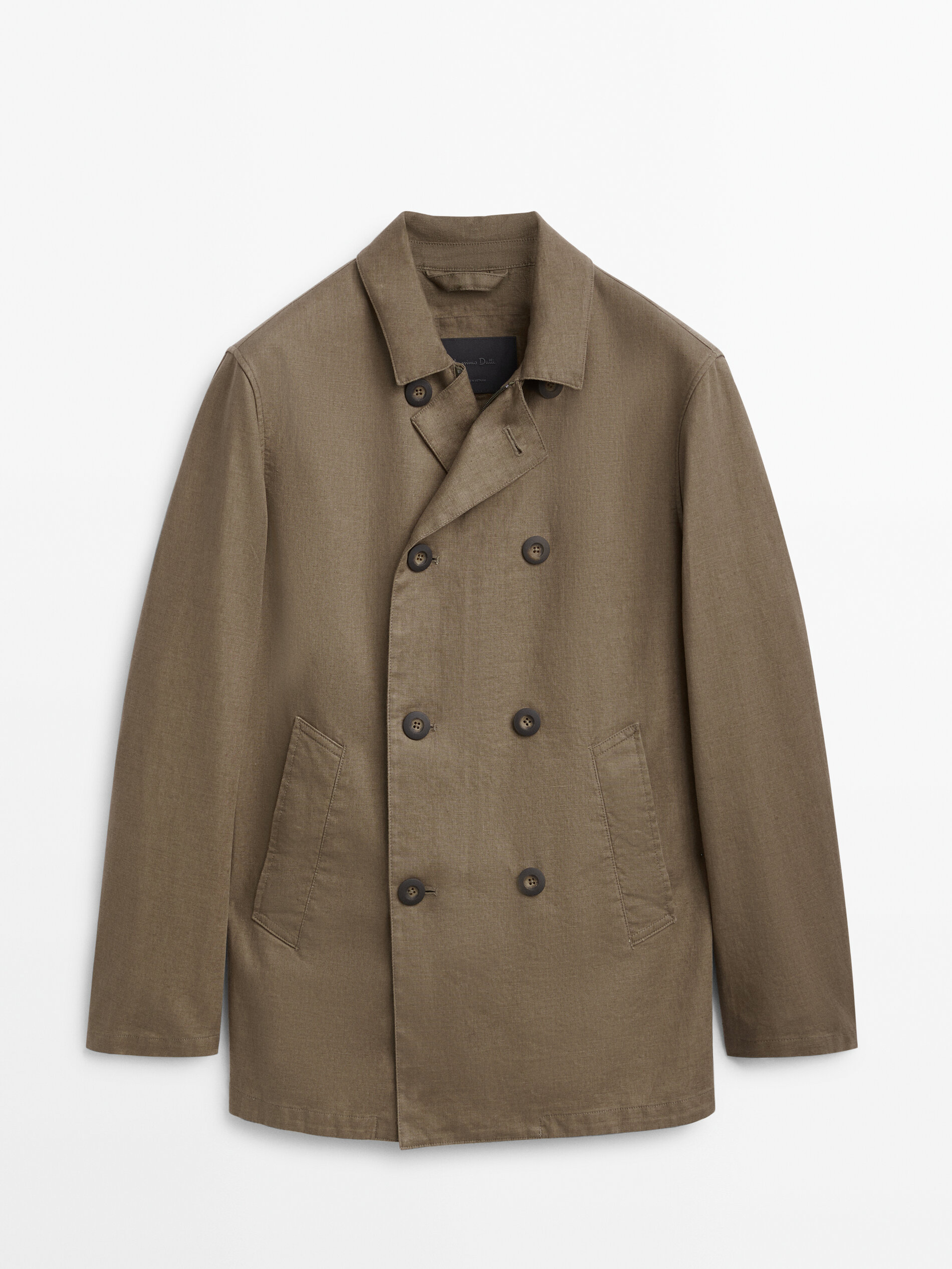 Chaqueta trench mezcla lino 3 layers - Lavado