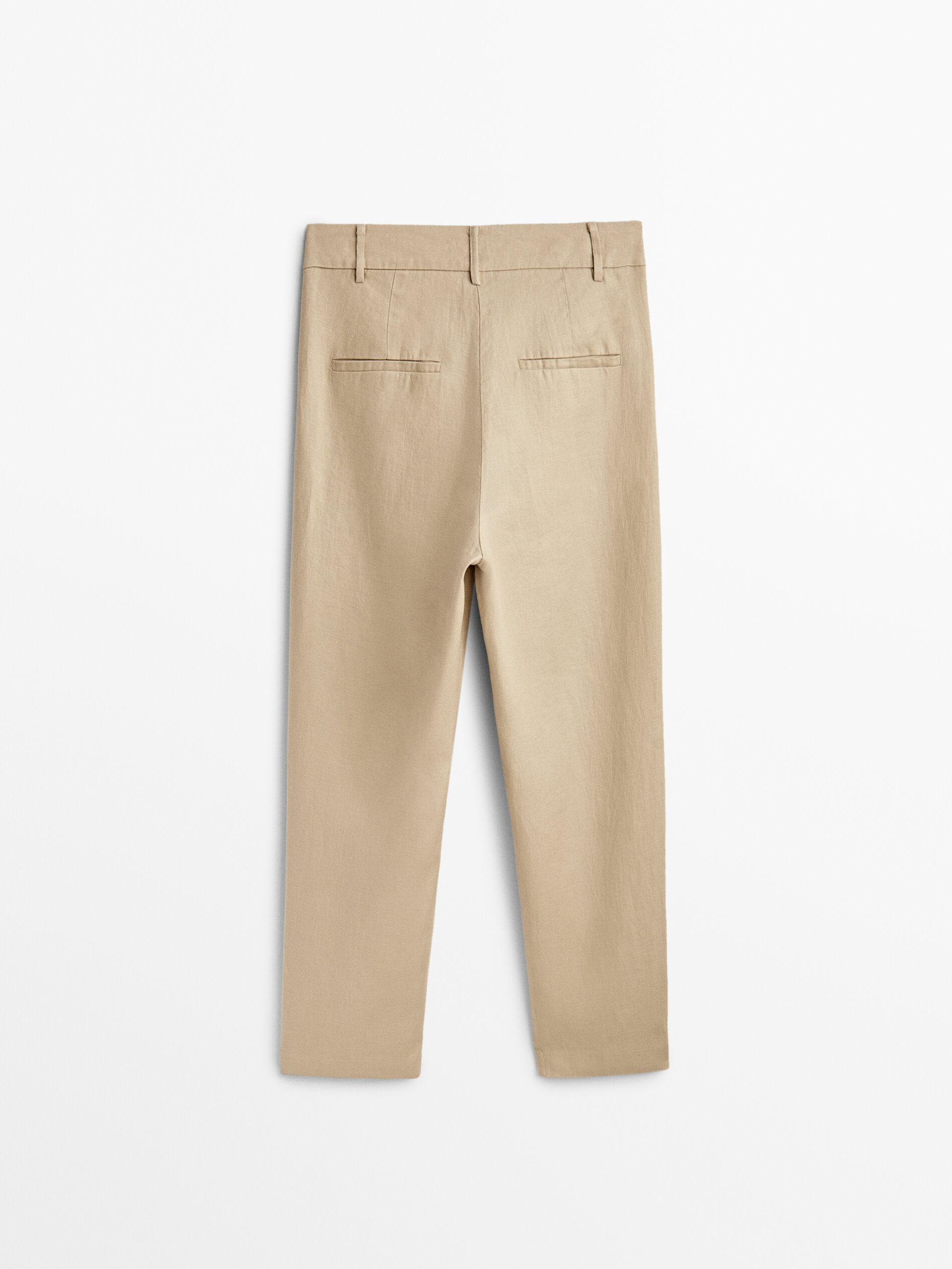 Pantalón 100% lino pinzas - Lavado