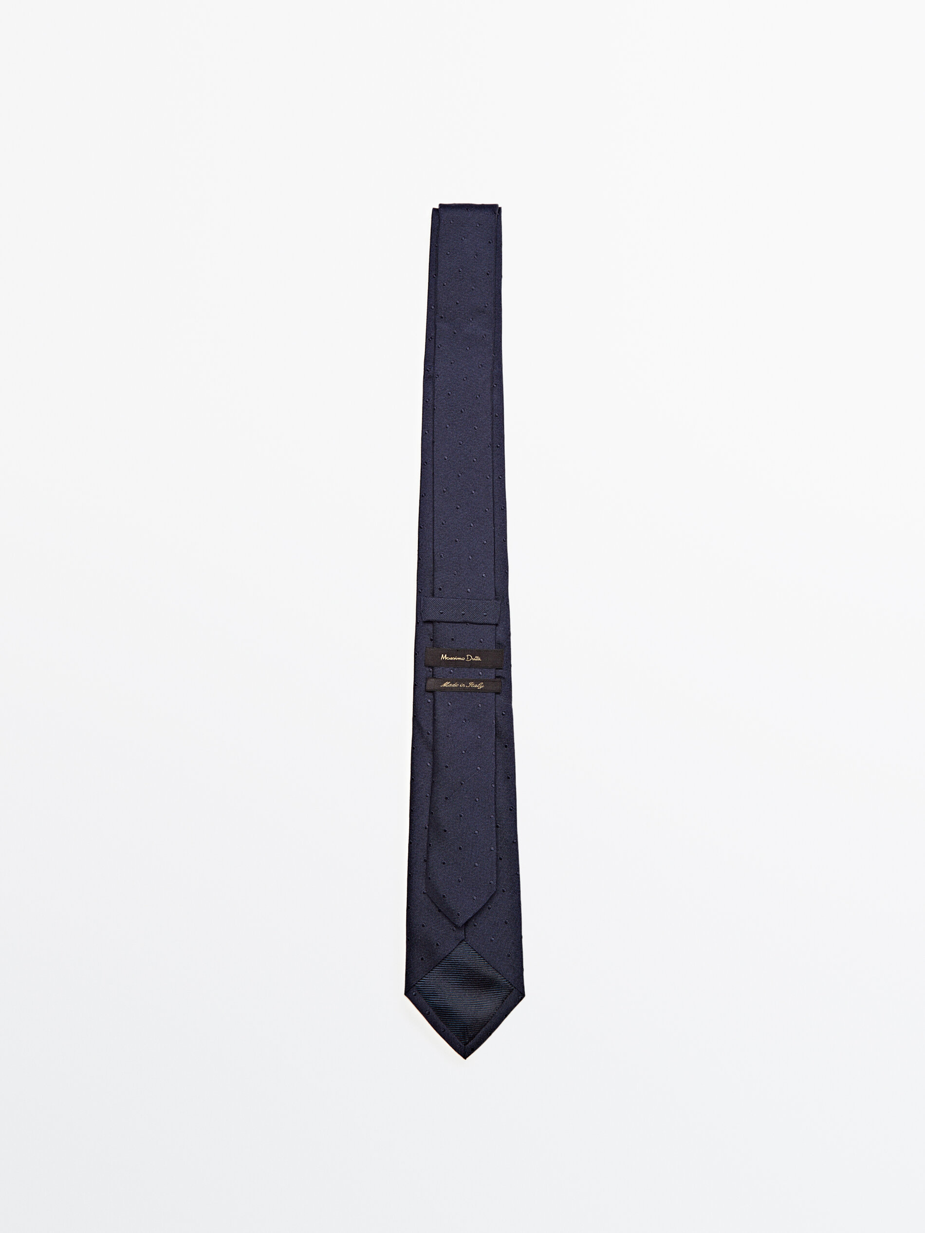 Corbata topos seda - AZUL MARINO