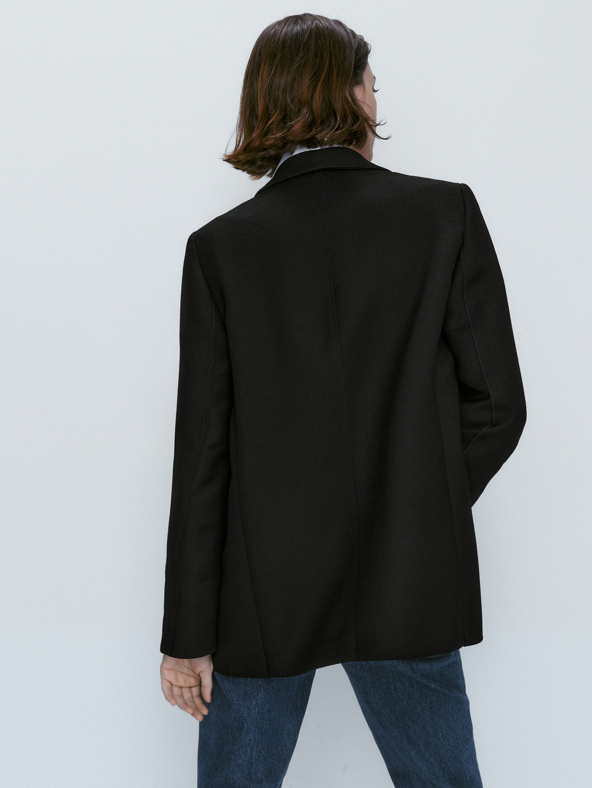 Americana abierta microestructura - NEGRO