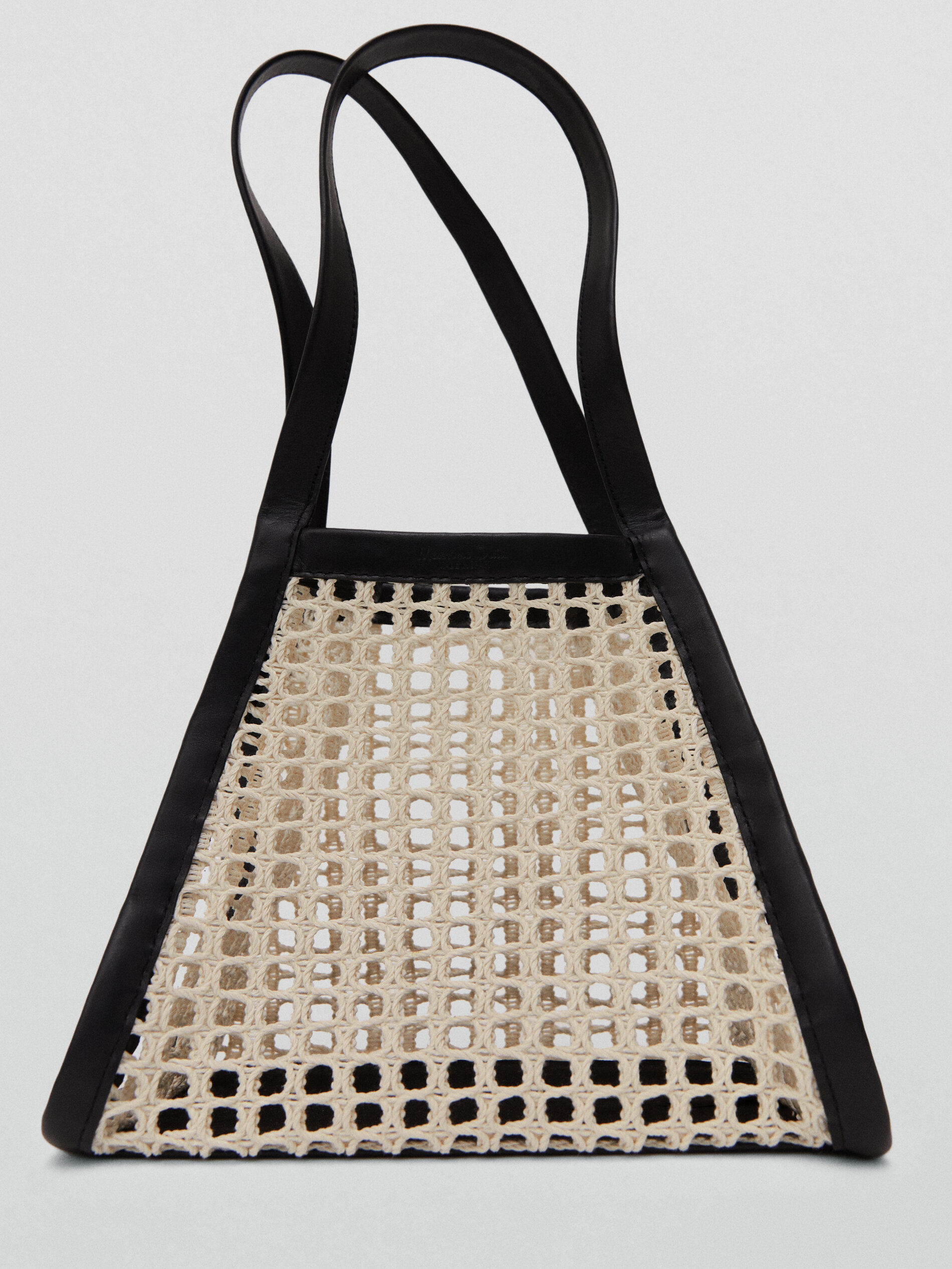 Bolso red combinado piel Limited edition - BLANCO