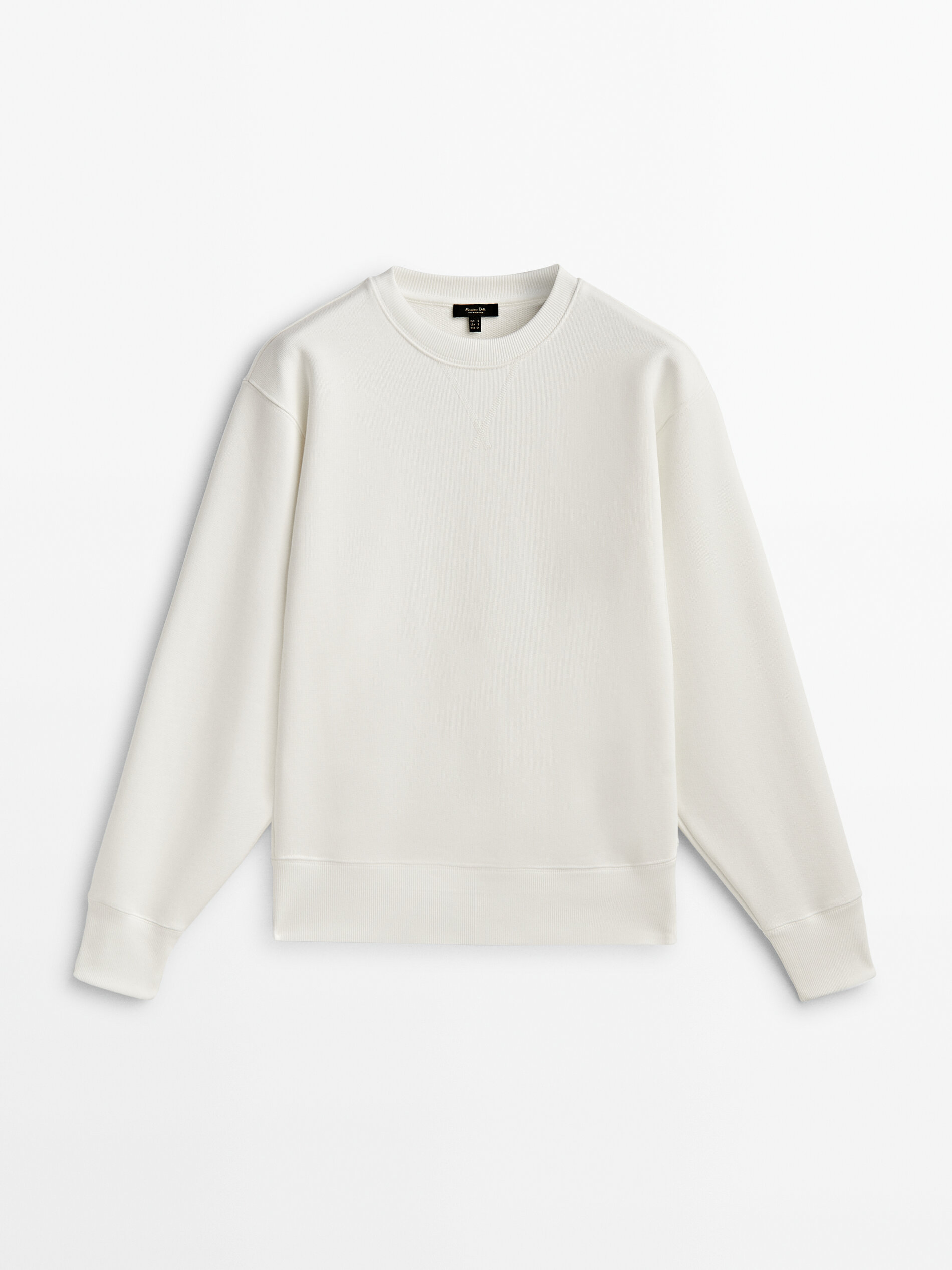 Sudadera manga larga algodón - CRUDO