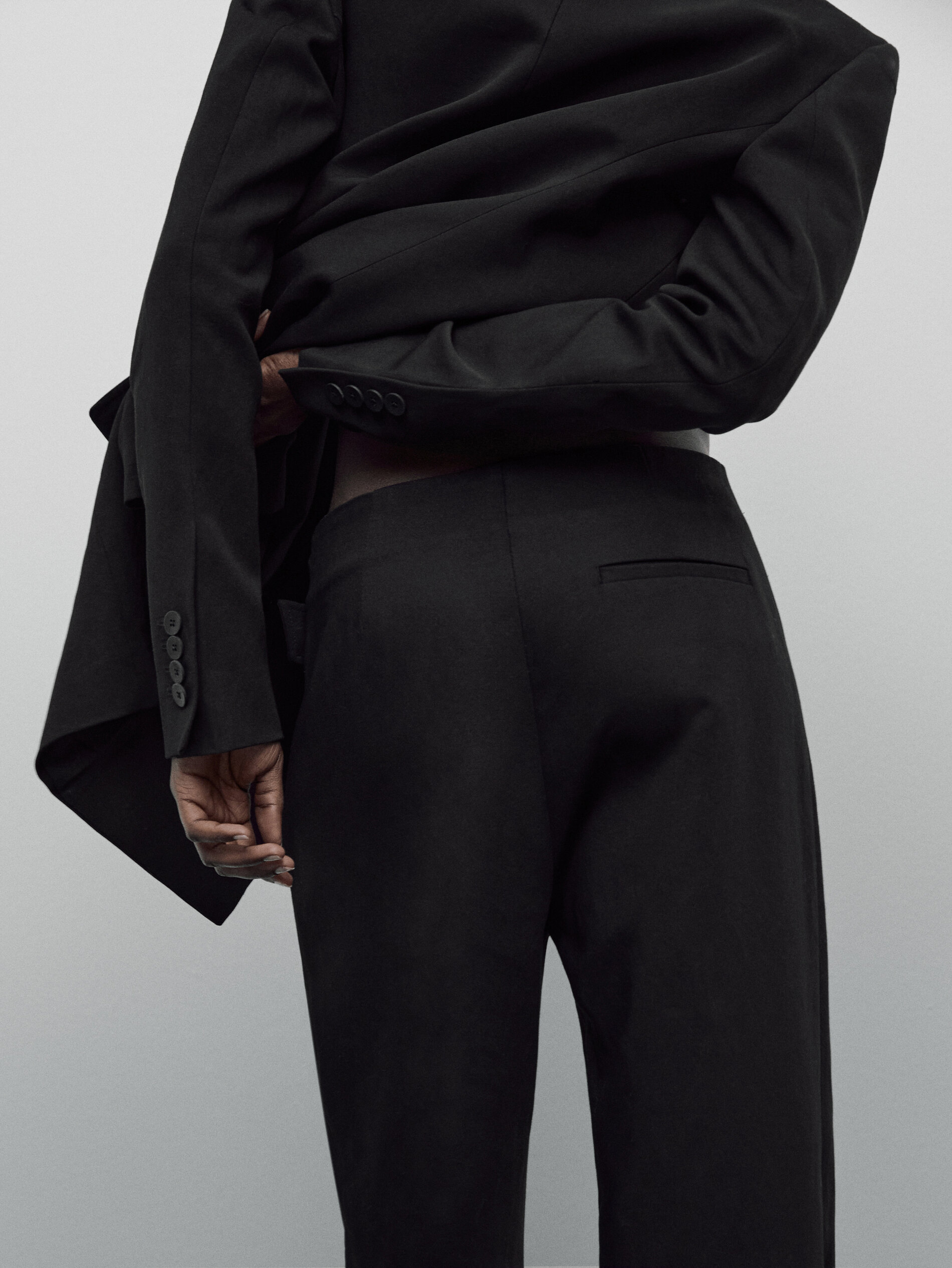 Pantalón traje negro Limited edition - NEGRO