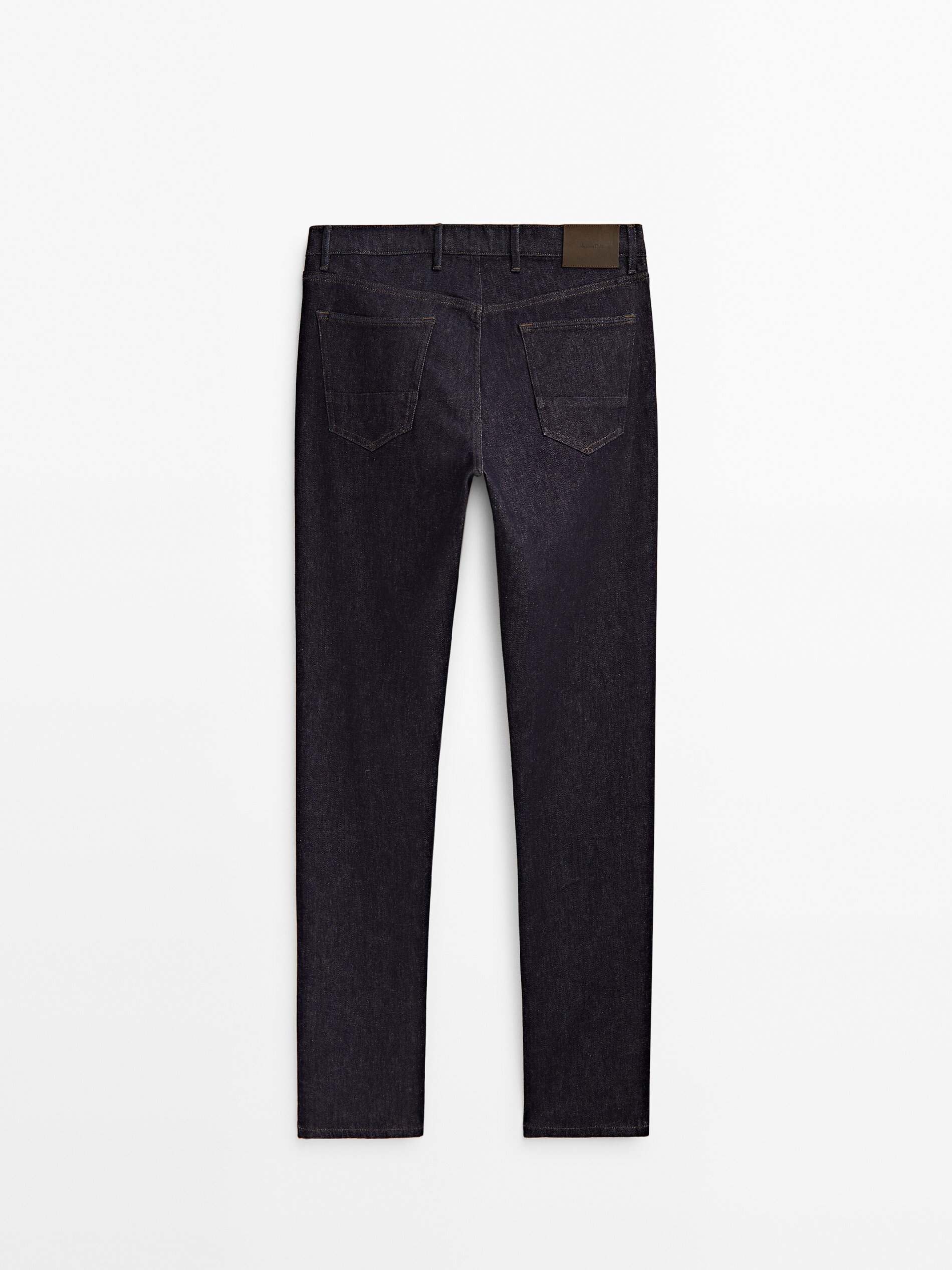 Pantalón vaquero desencolado regular fit - INDIGO