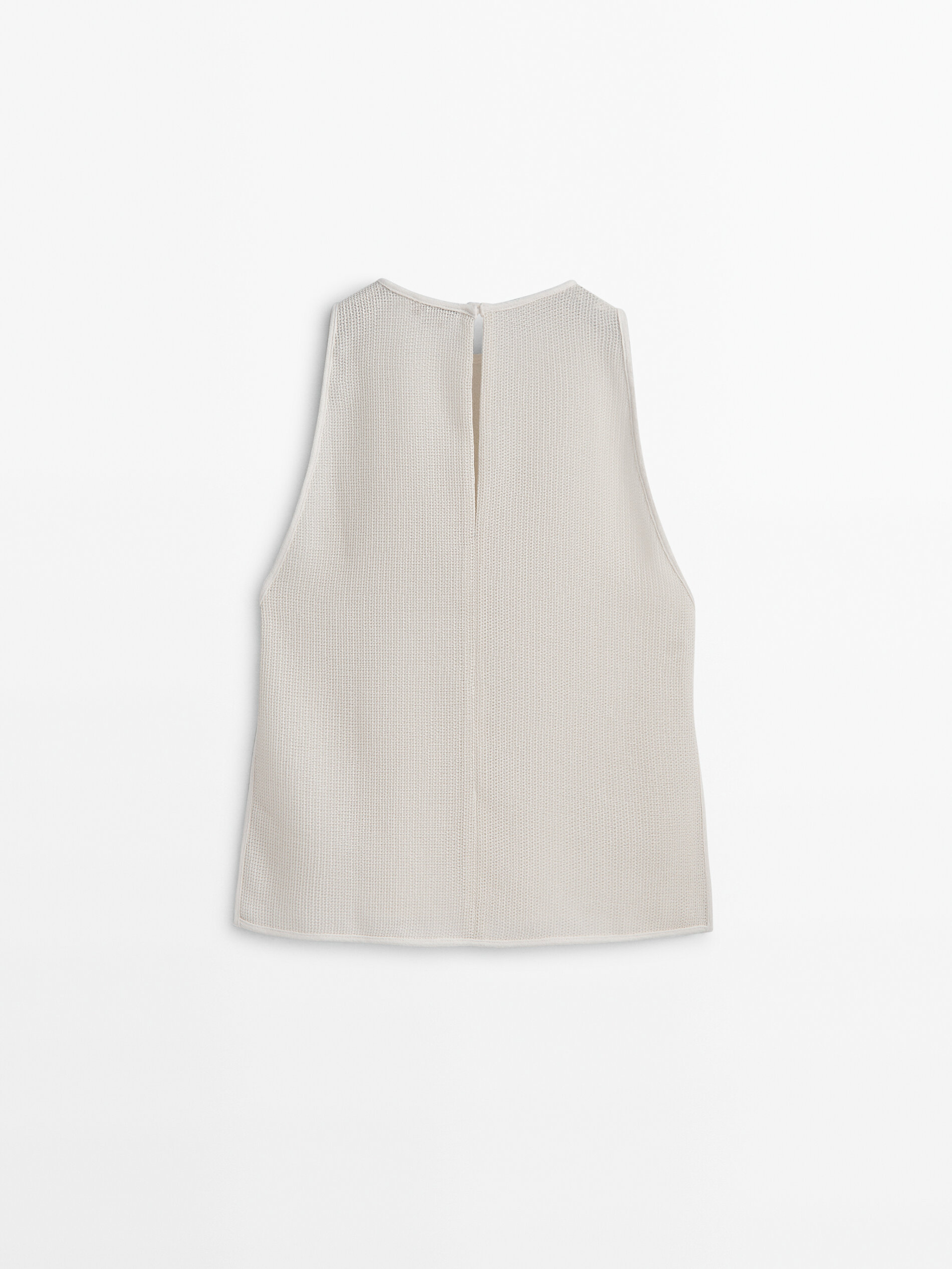 Top punto estructura aberturas laterales - BLANCO