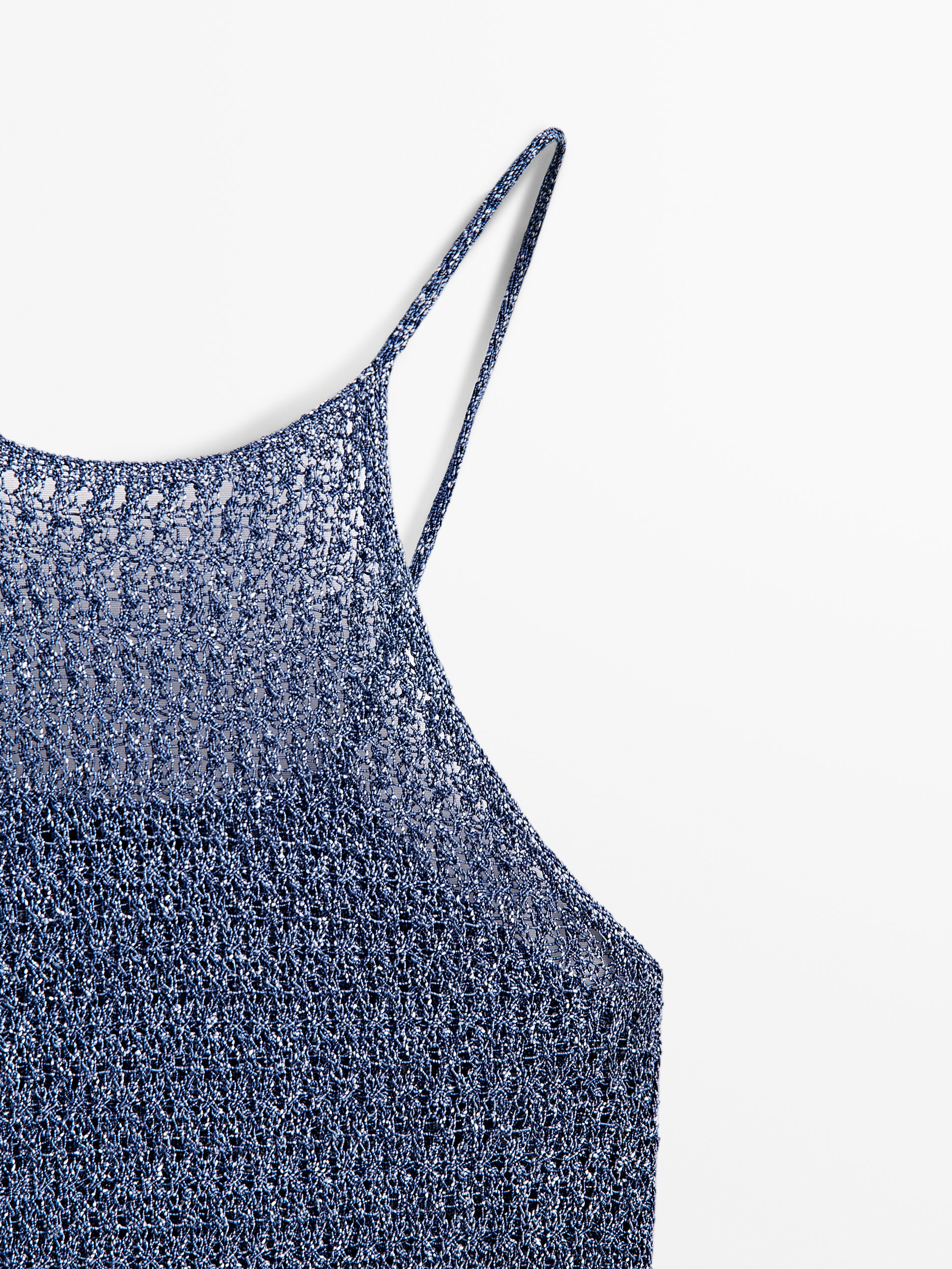 Top punto tirantes estructura - AZUL MEDIO