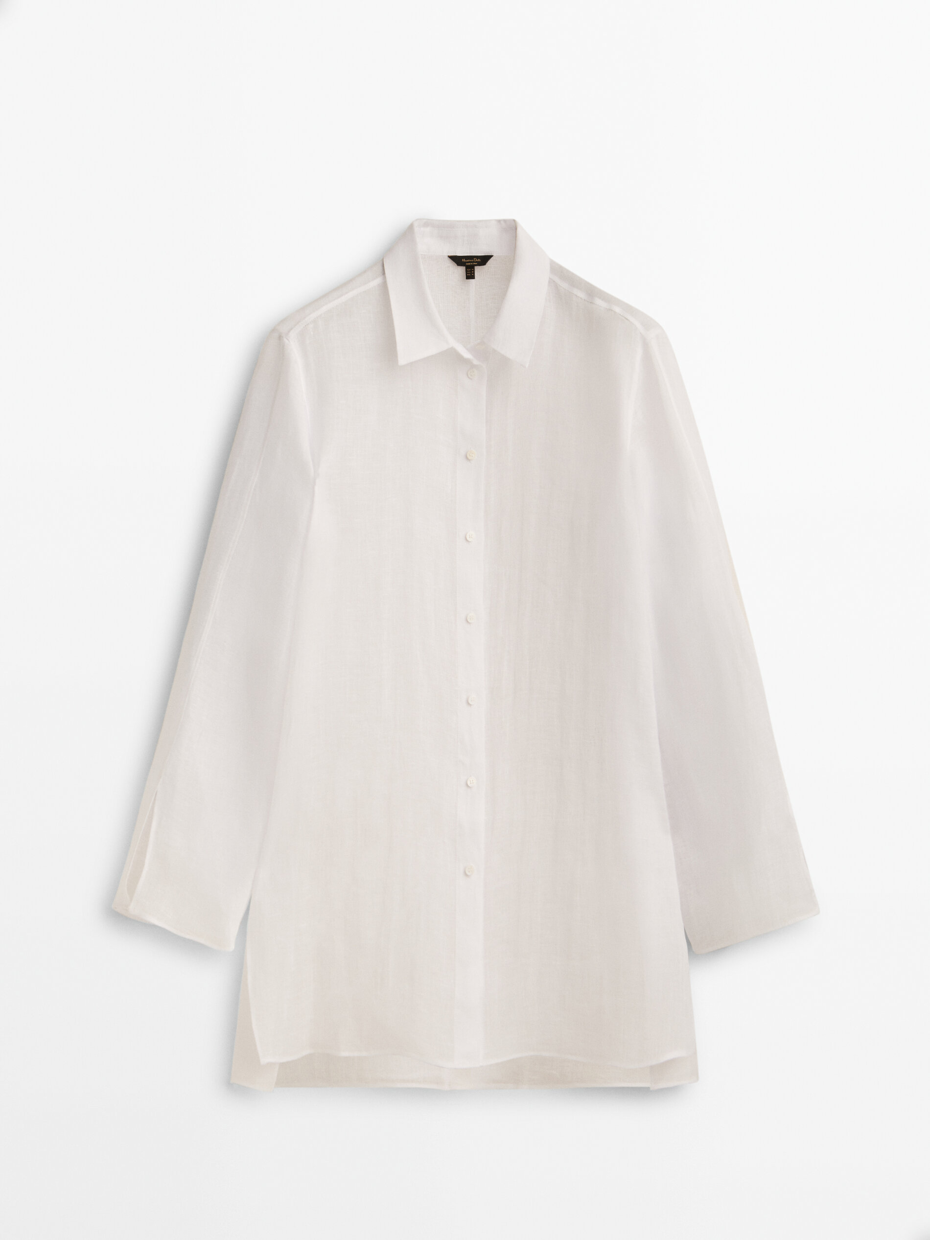 Blusón 100% lino - BLANCO