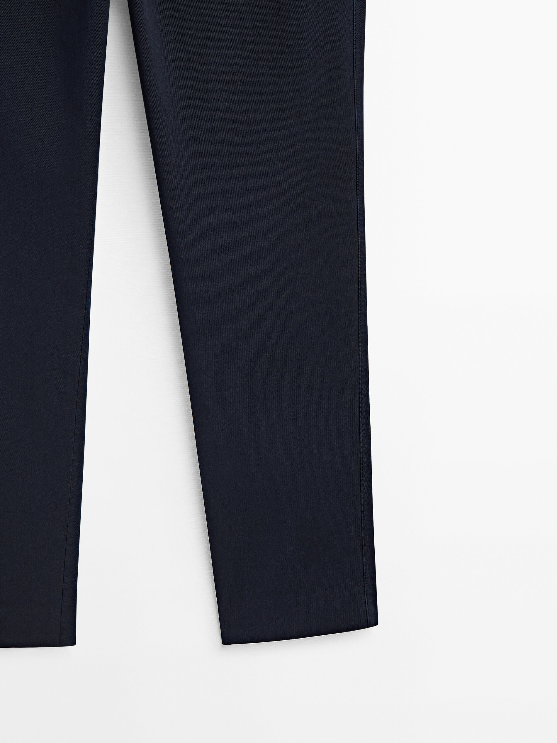 Pantalón chino mezcla algodón slim fit - AZUL MARINO