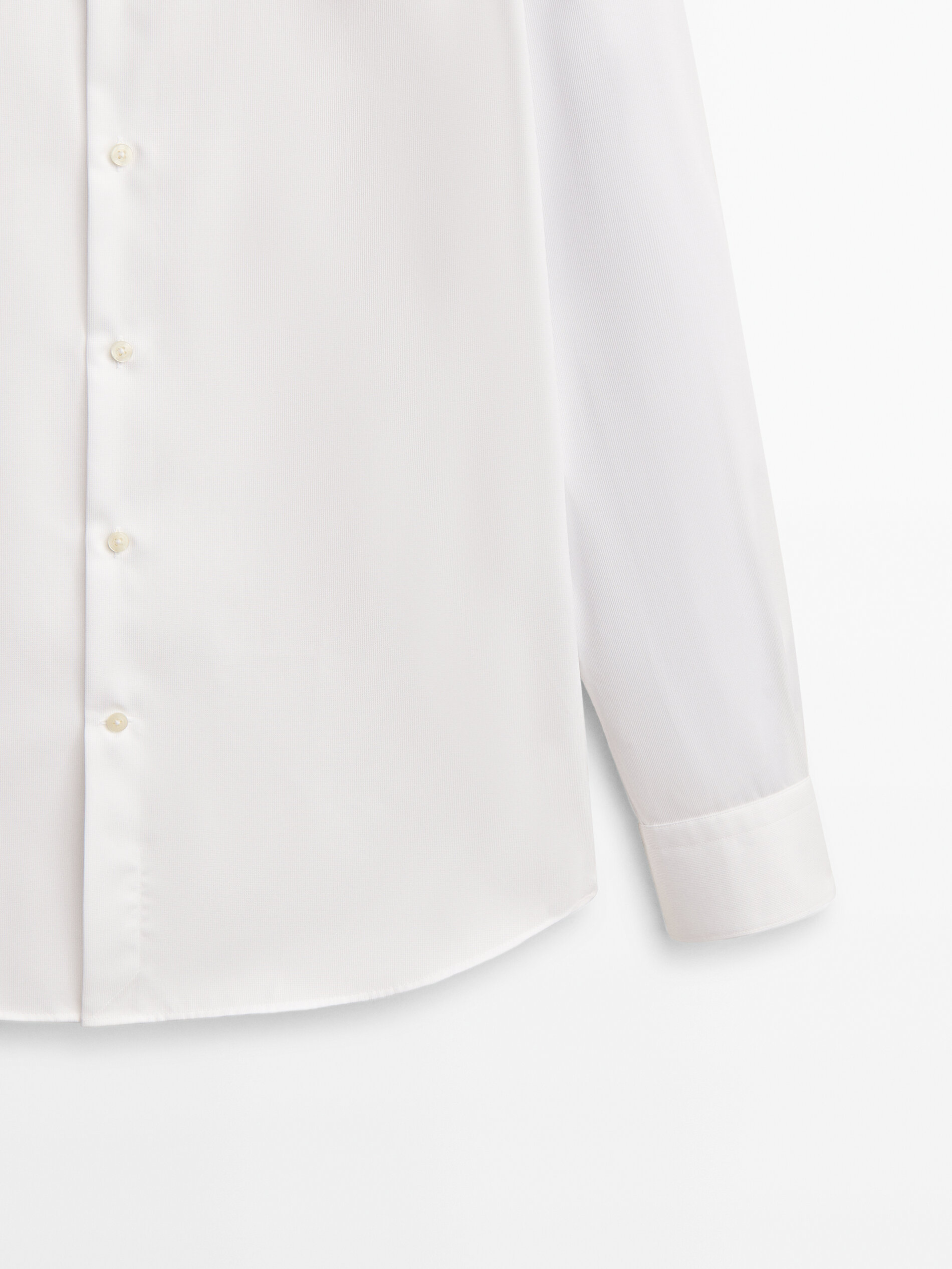 Camisa easy iron regular fit - BLANCO