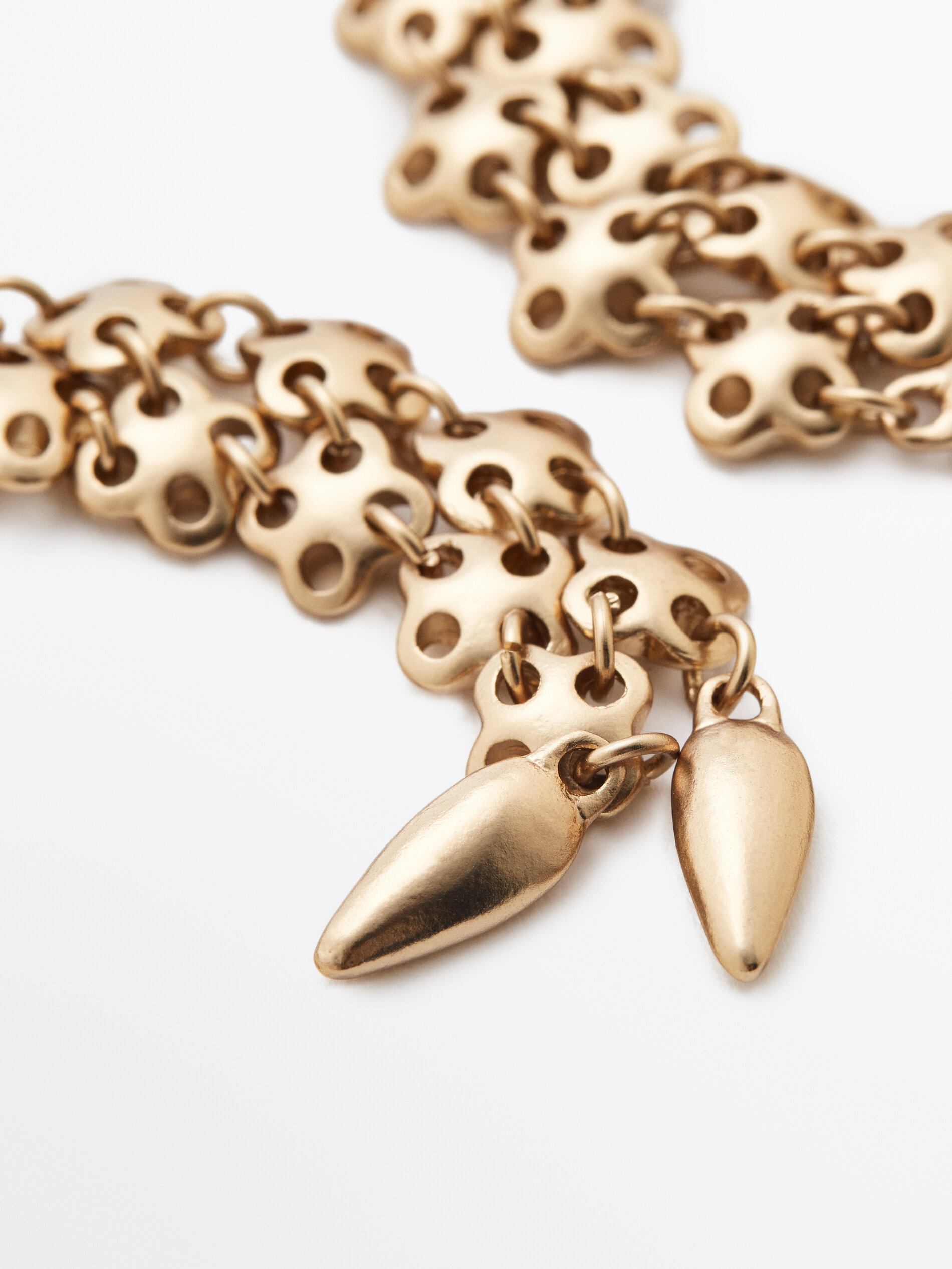 Pendientes piezas baño oro - ORO