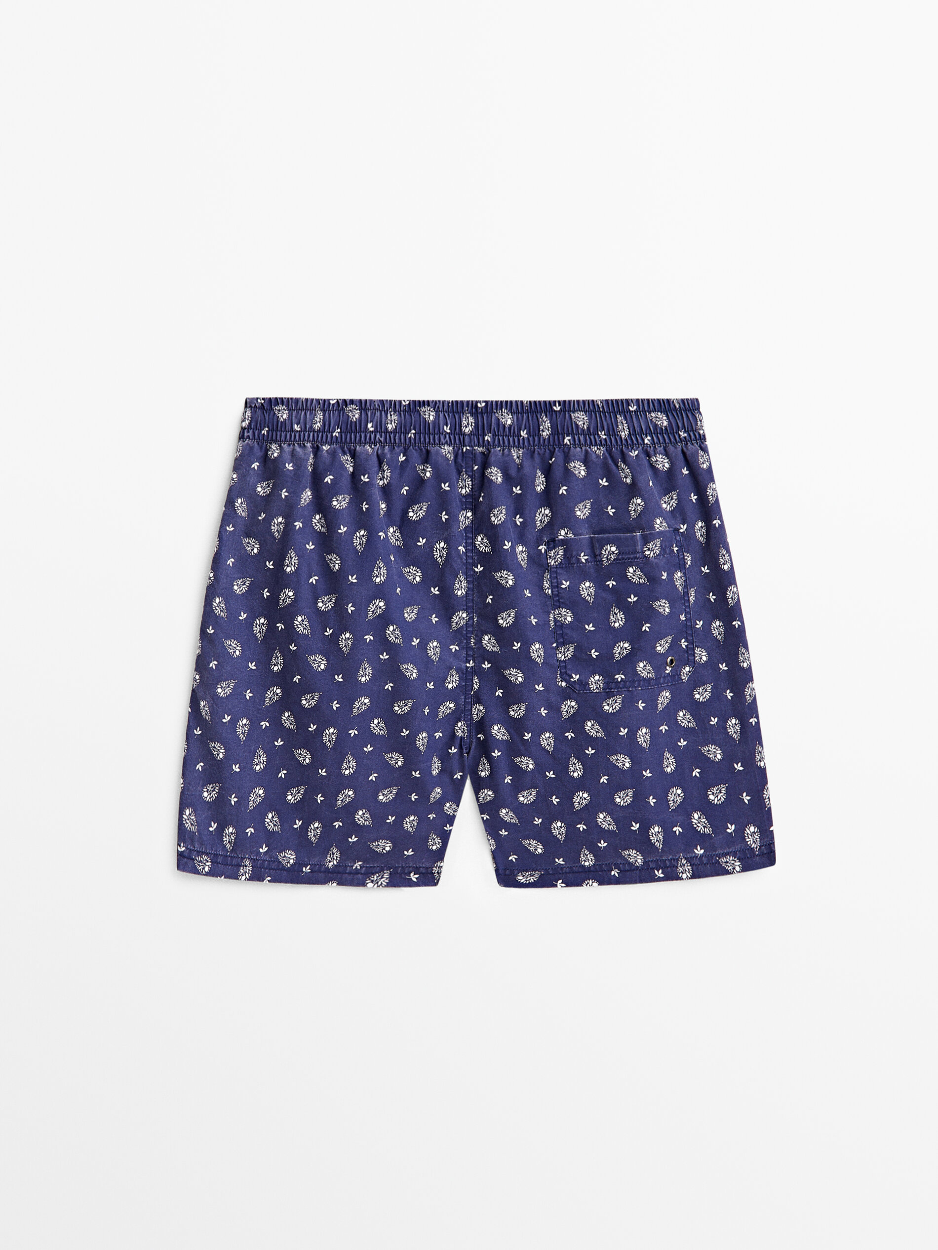 Bañador estampado - AZUL MARINO