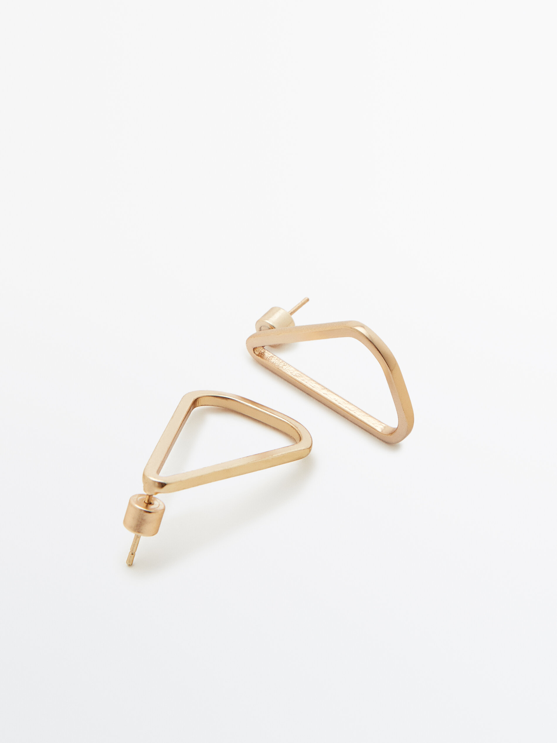 Pendientes triangulo - ORO