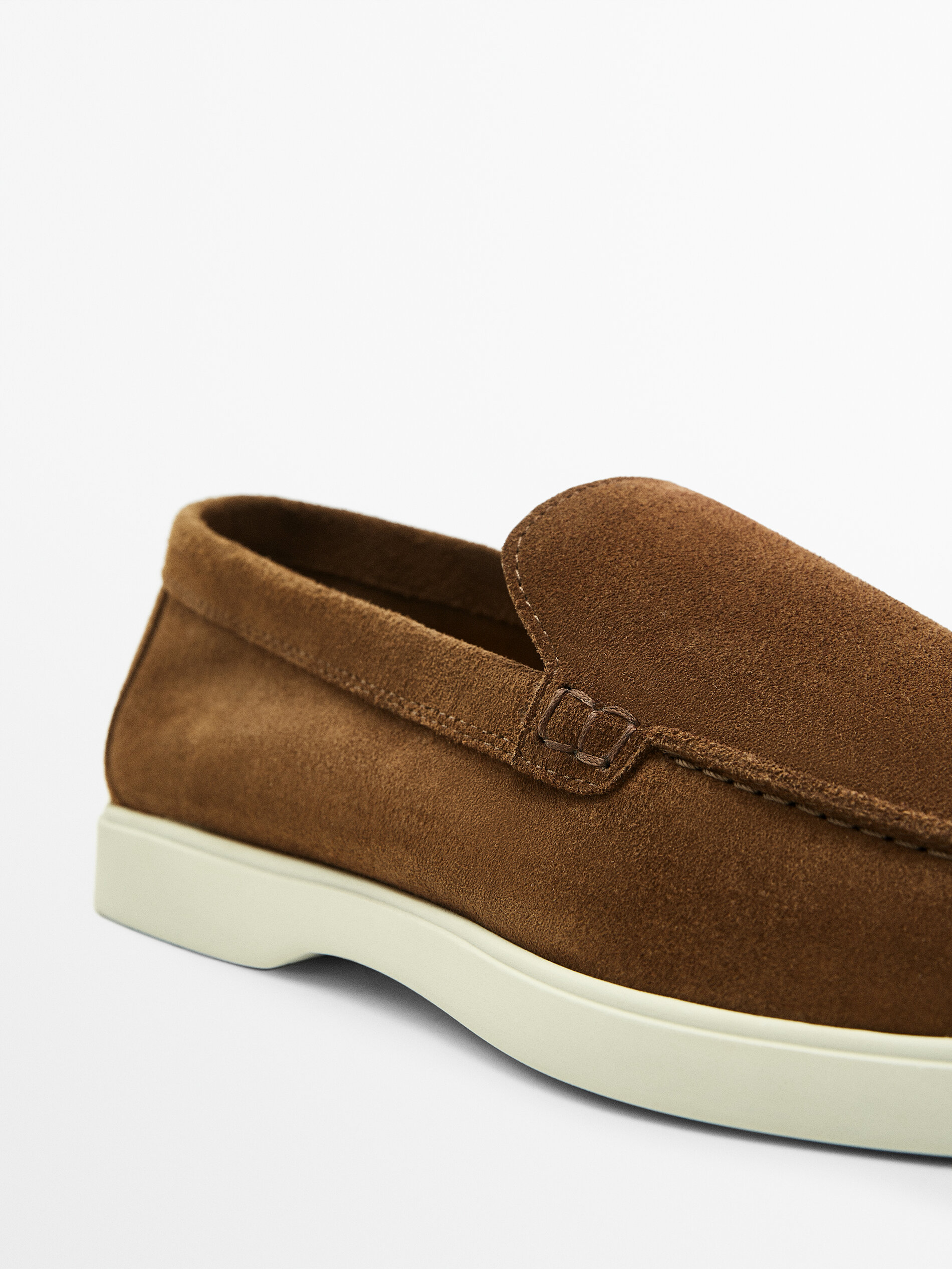 MOCASÍN PIEL SERRAJE - MARRÓN