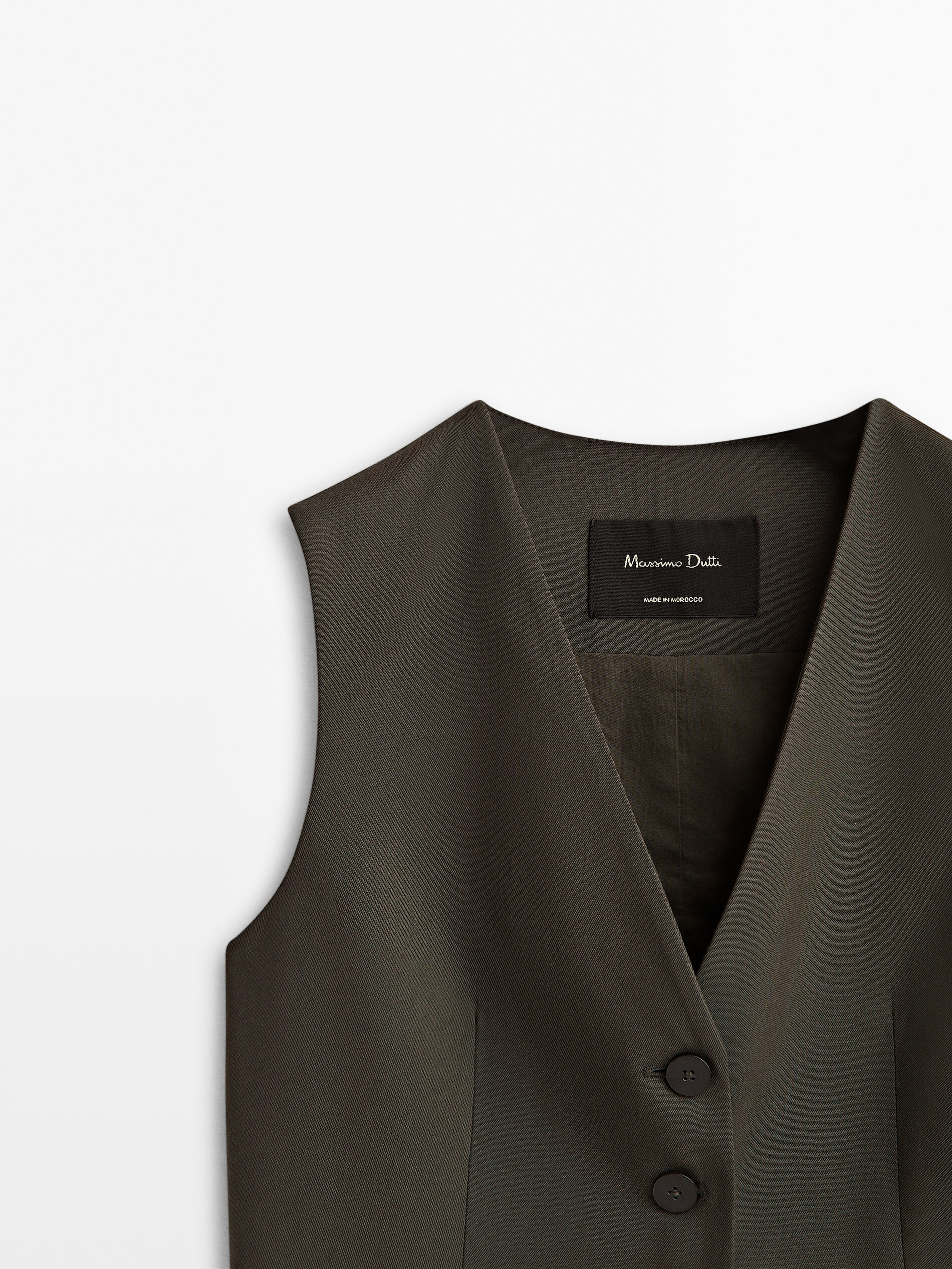 Chaleco traje corto - VISÓN