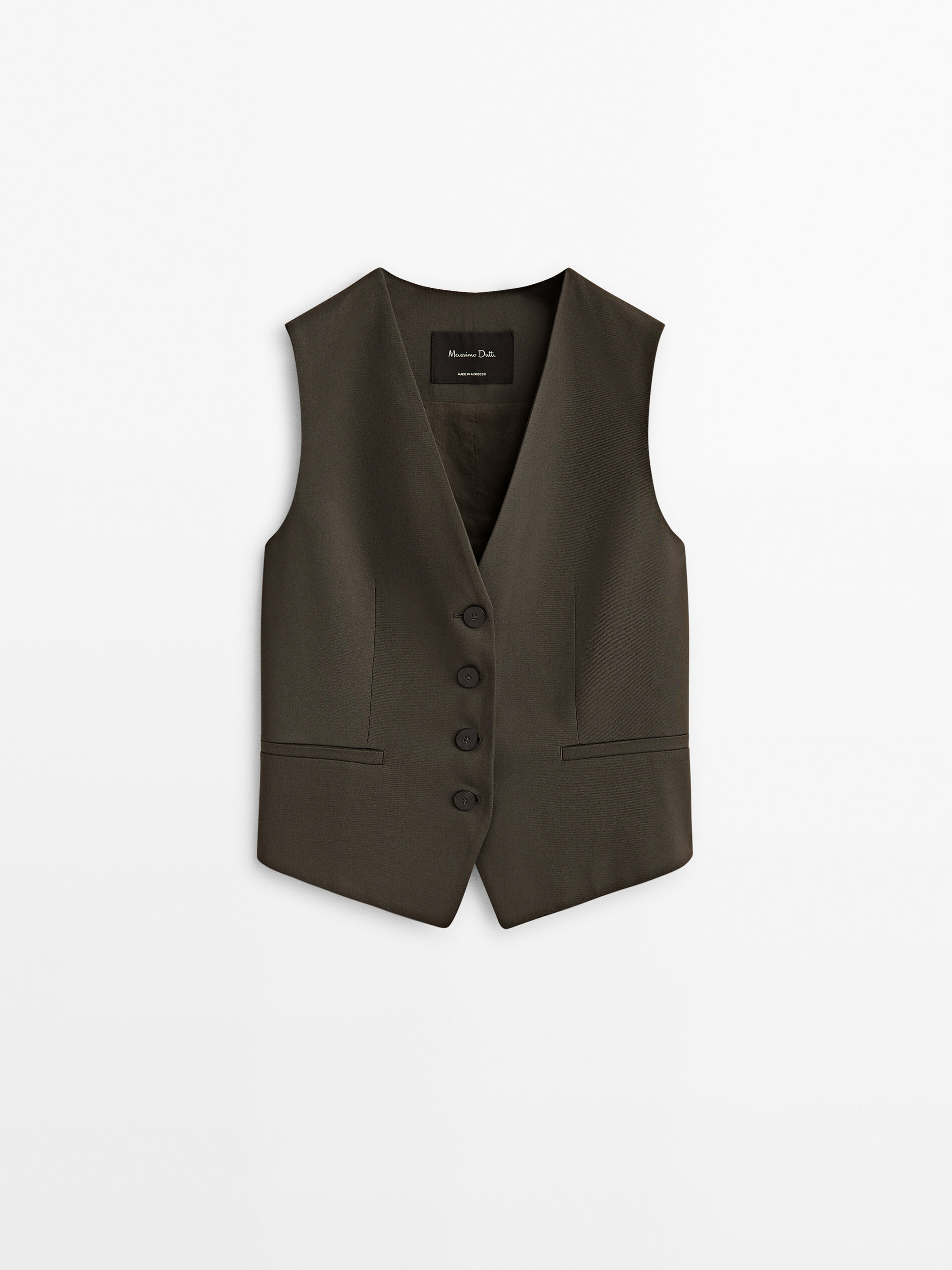 Chaleco traje corto - VISÓN