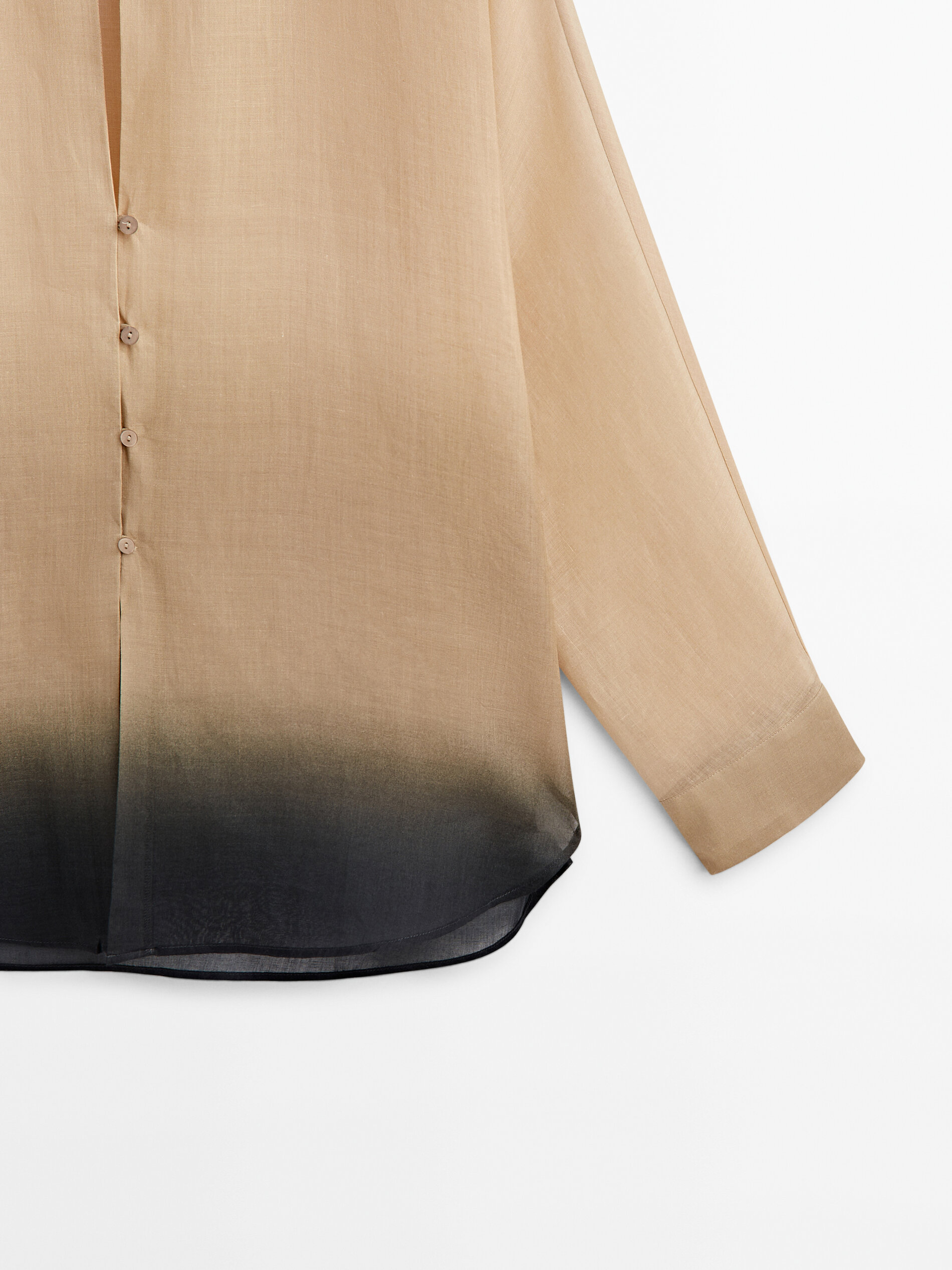 Camisa ramio degradado - CRUDO