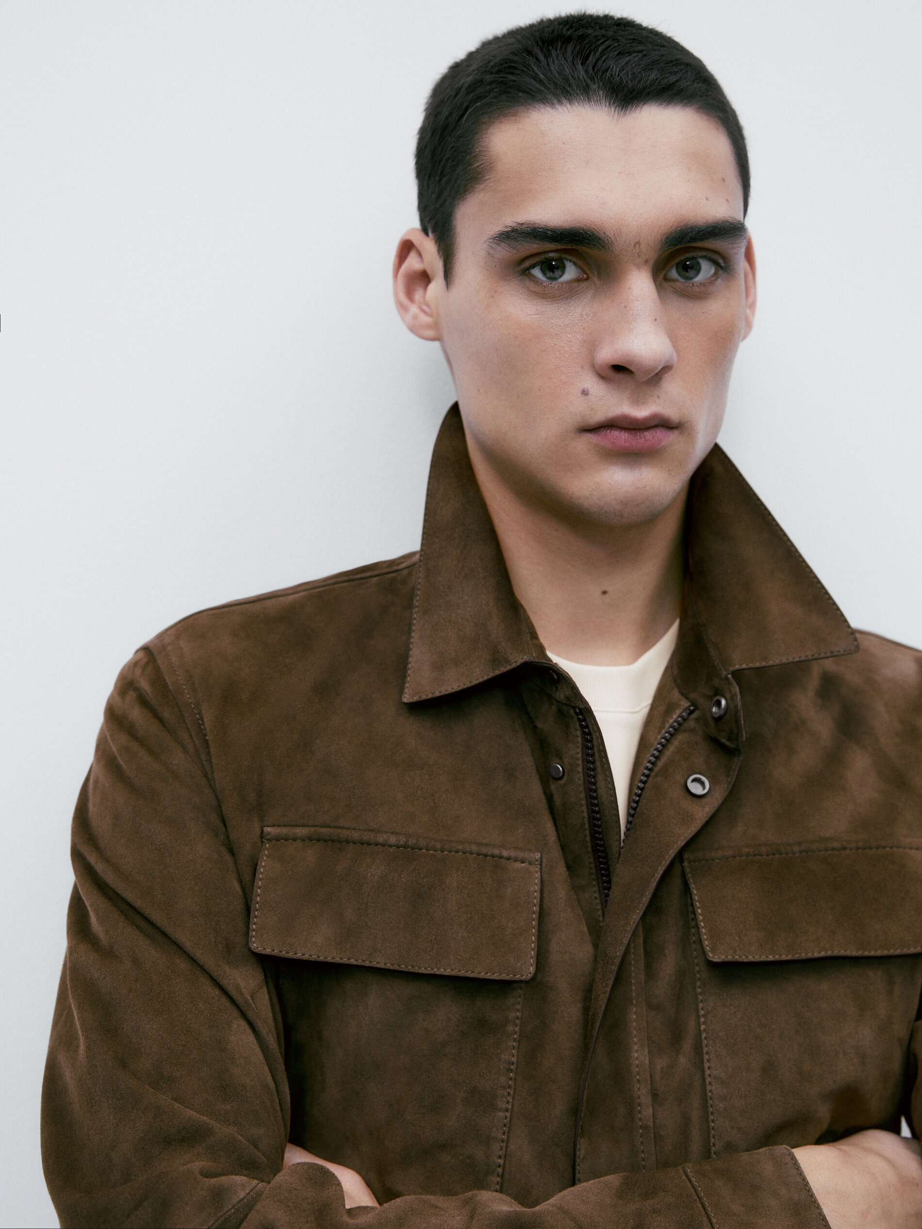 Chaqueta ante bolsillos - CAREY