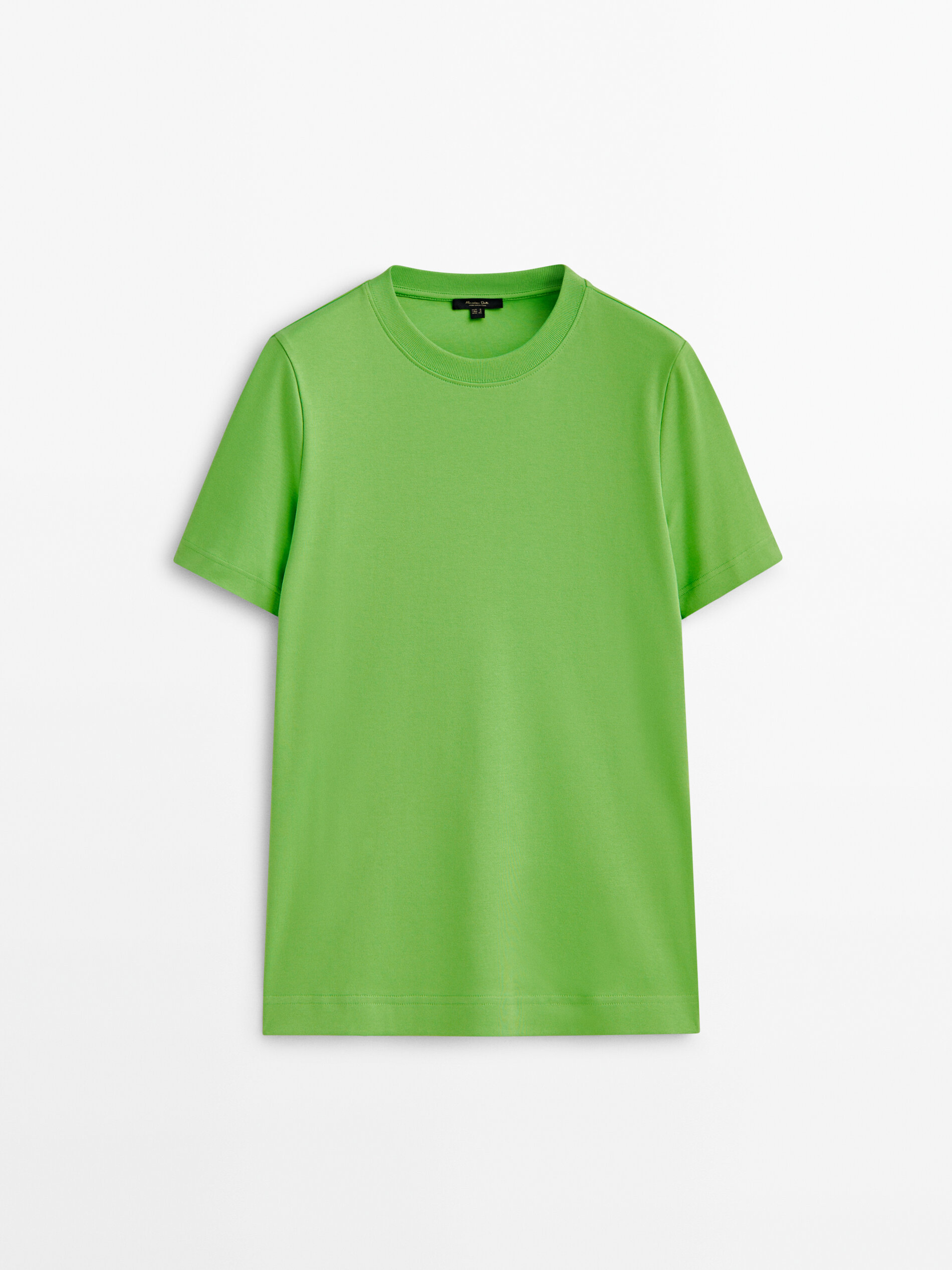 Camiseta manga corta algodón - PISTACHO