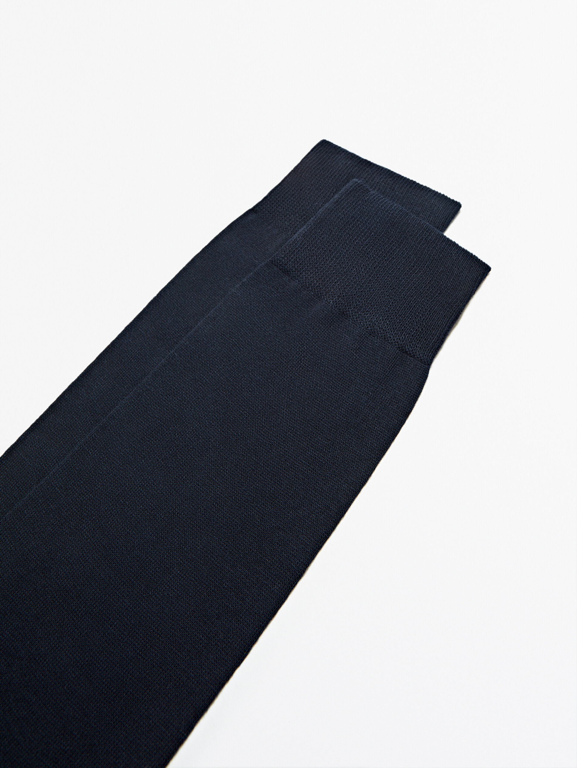 Calcetines largos algodón - AZUL MARINO