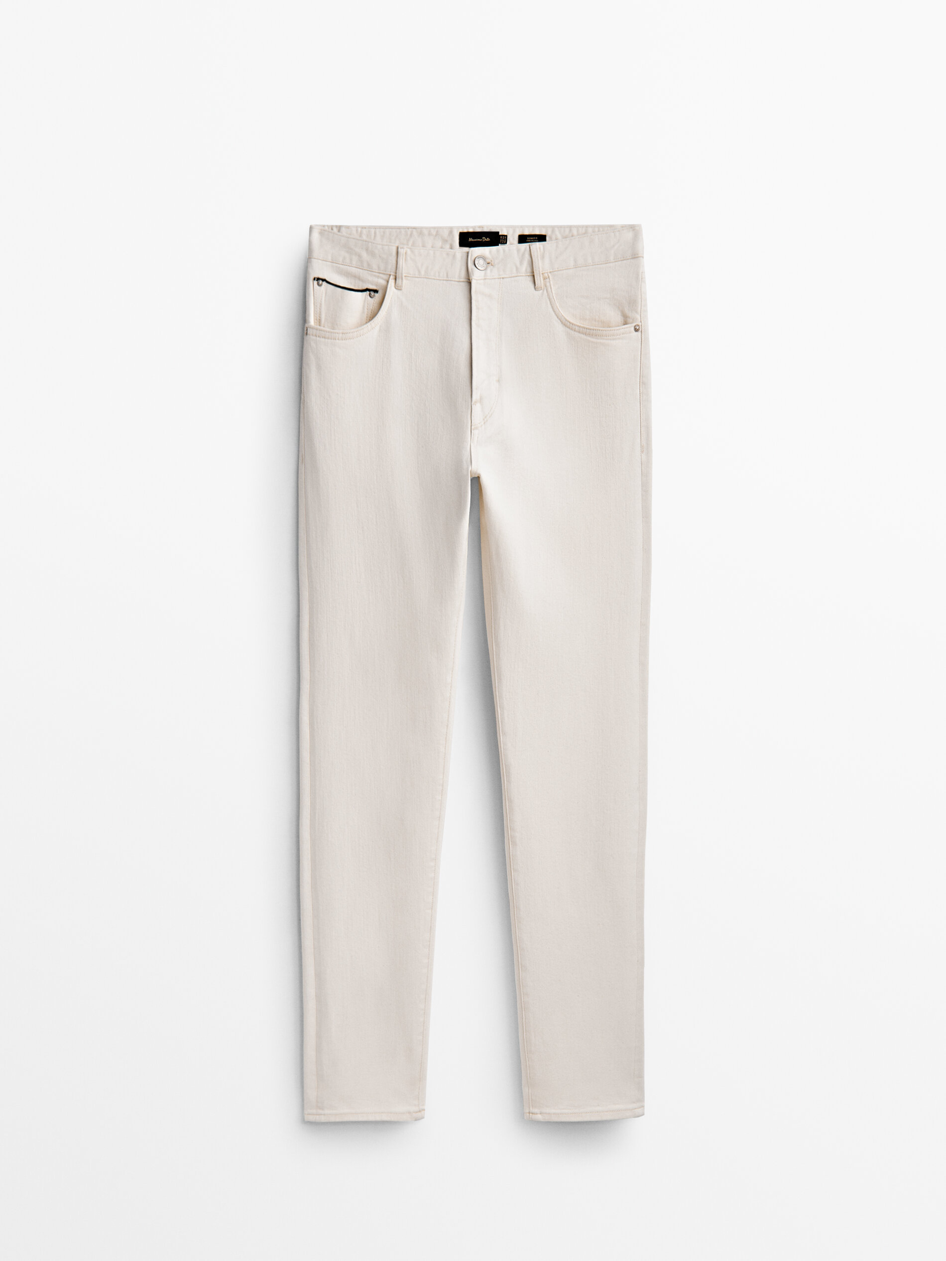 Pantalón vaquero selvedge slim fit - CRUDO