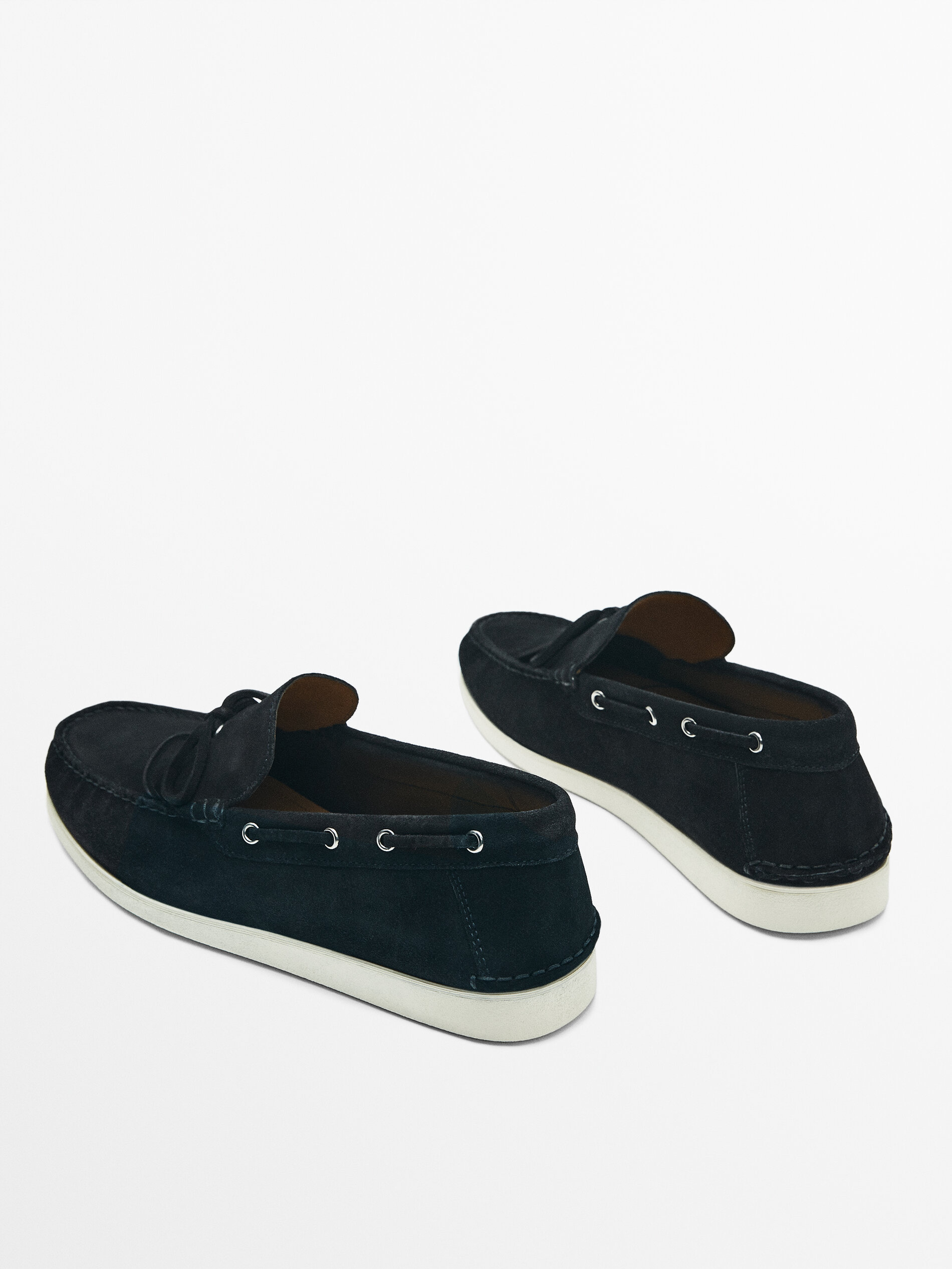 Náutico lazo serraje - AZUL