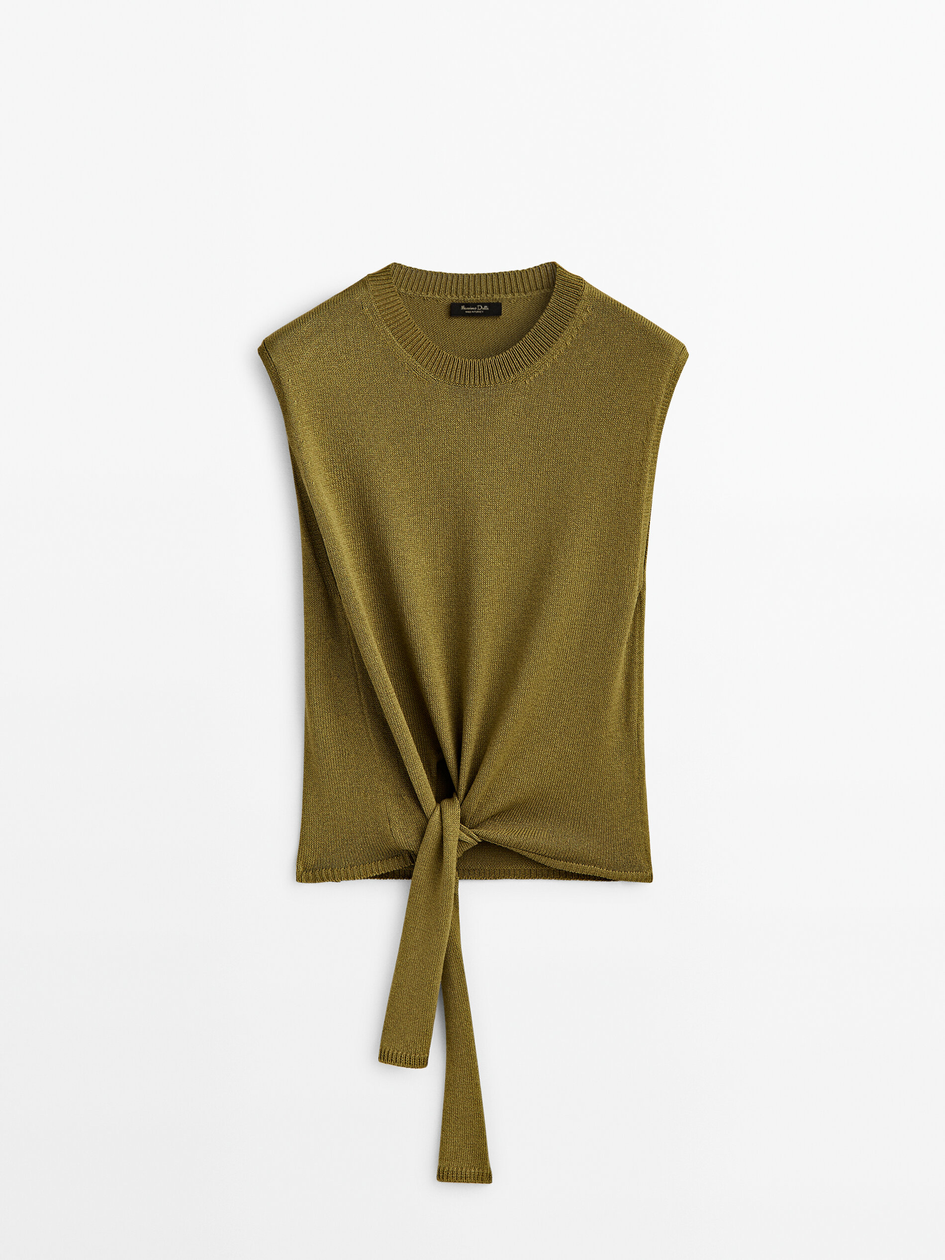 Top punto nudo lateral - OLIVA